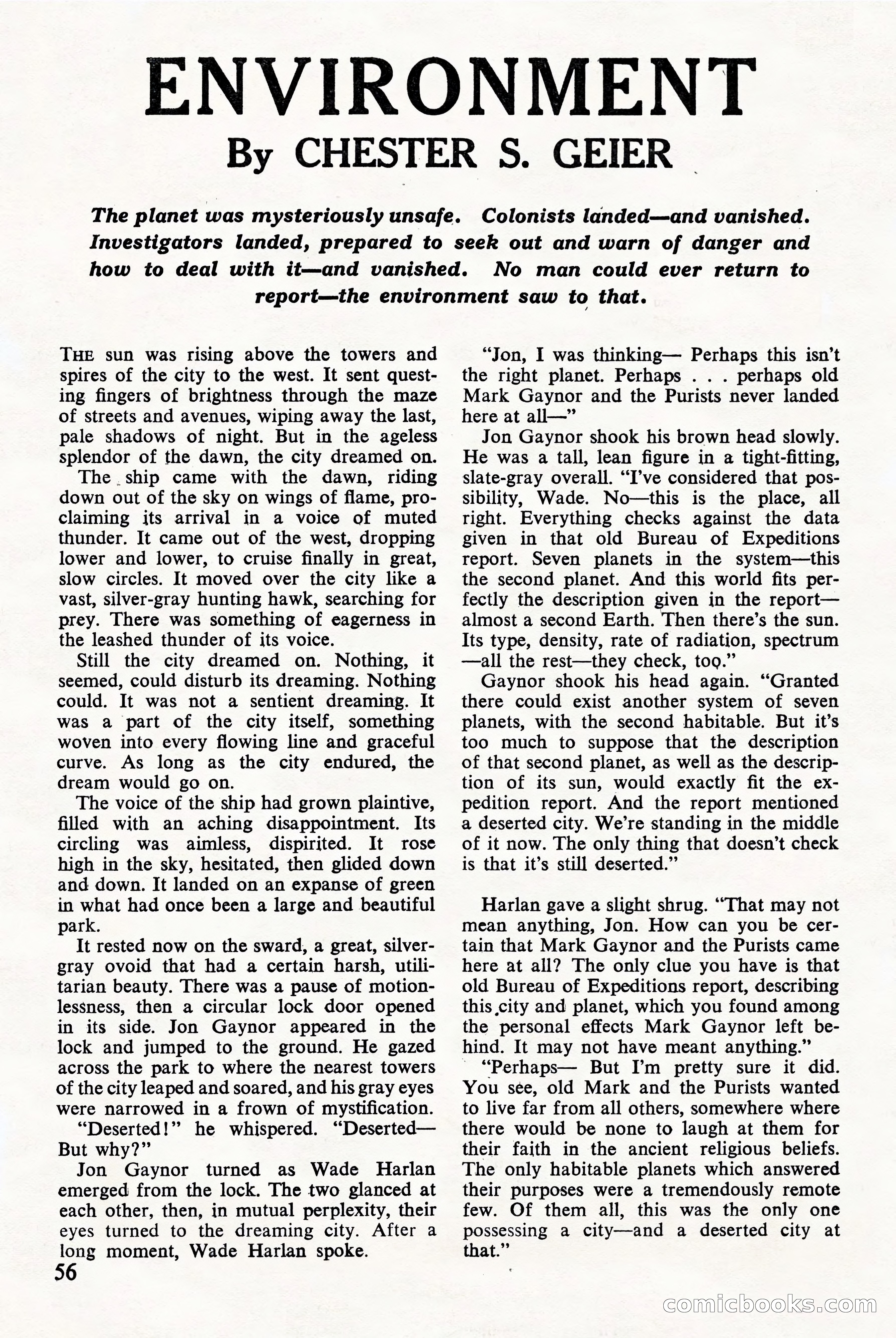 Astounding Science Fiction (British Edition), August 1944 — page 58 of 68