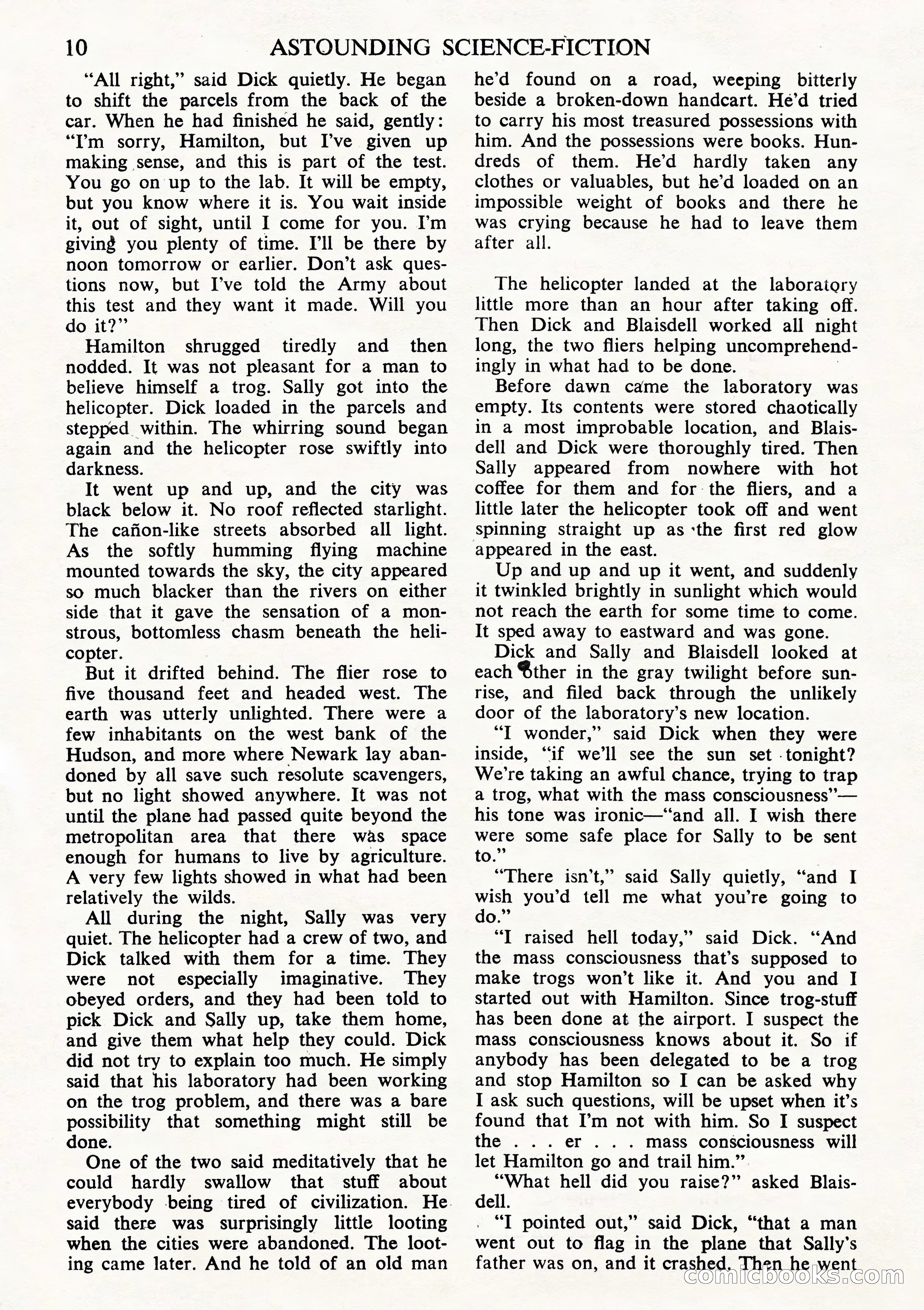 Astounding Science Fiction, October 1944 (British Edition) — page 12 of 68