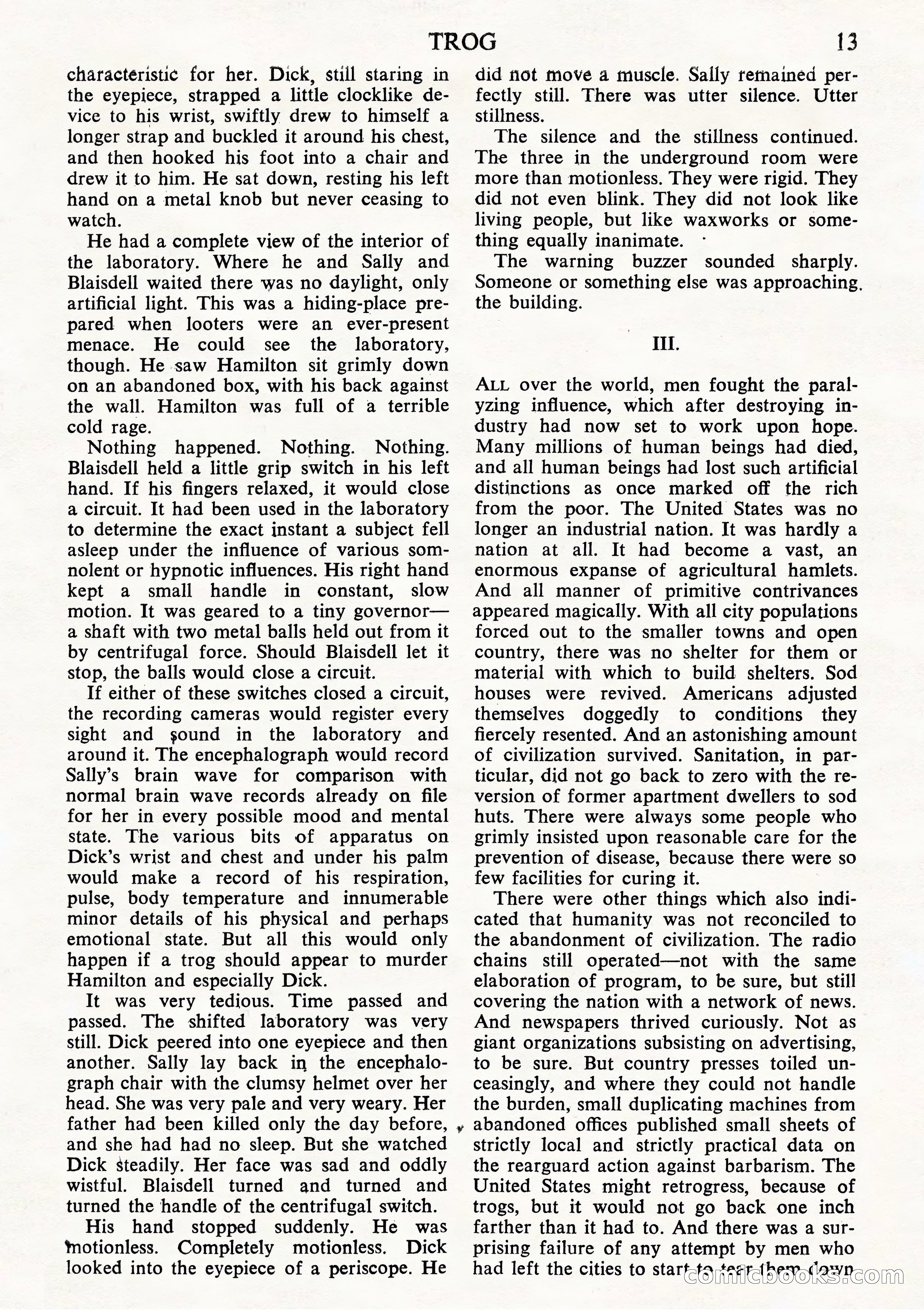 Astounding Science Fiction, October 1944 (British Edition) — page 15 of 68