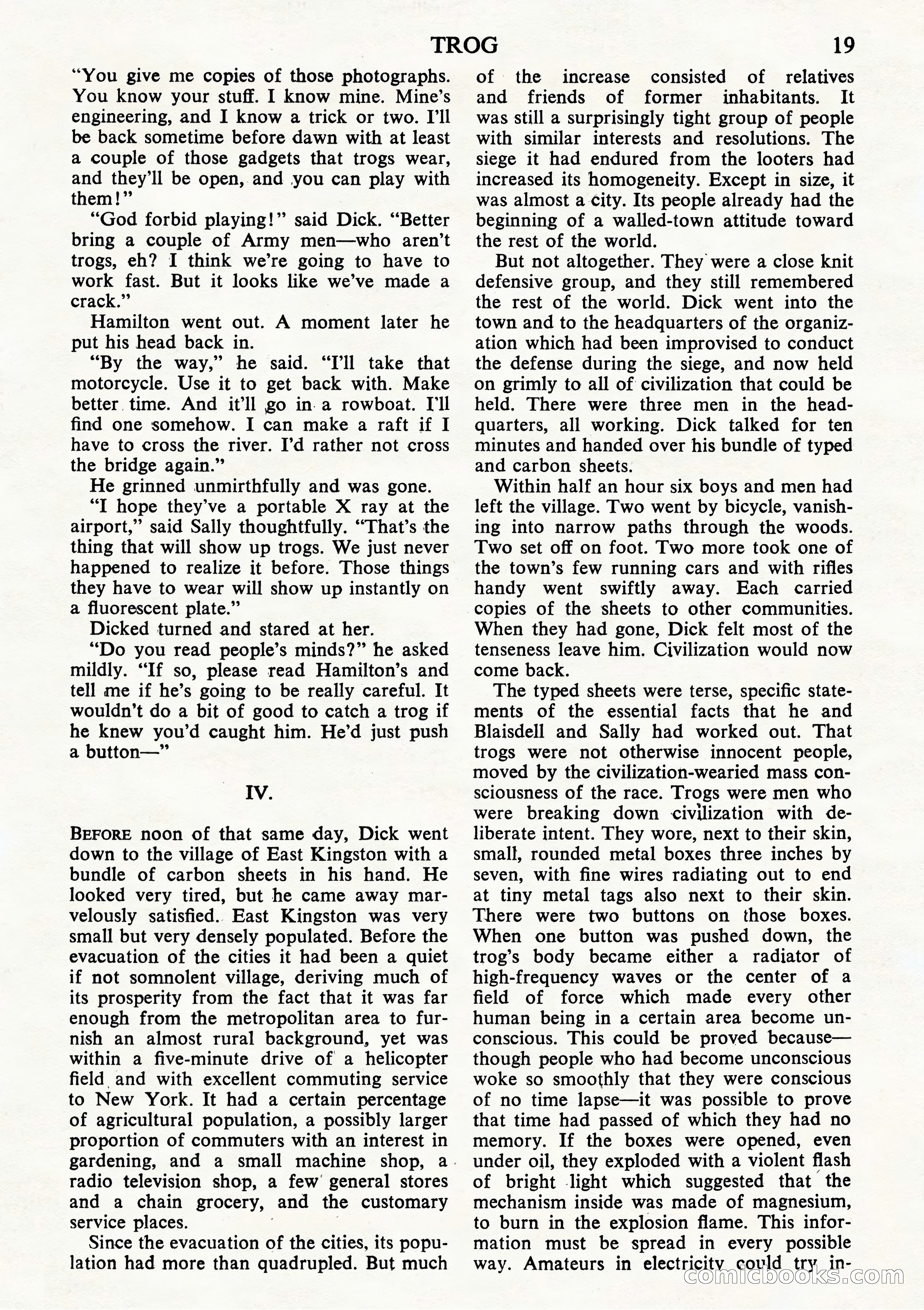 Astounding Science Fiction, October 1944 (British Edition) — page 21 of 68
