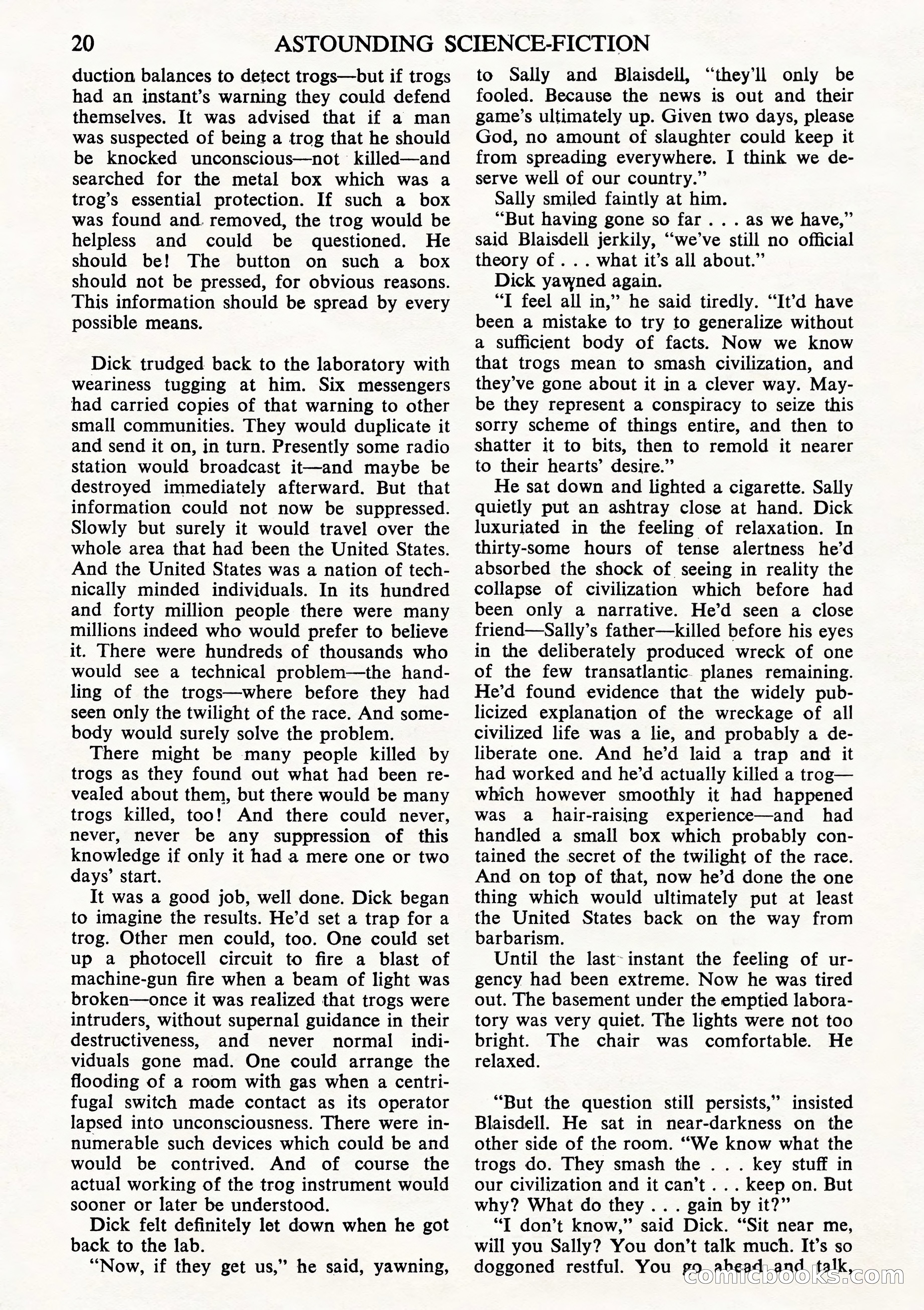 Astounding Science Fiction, October 1944 (British Edition) — page 22 of 68