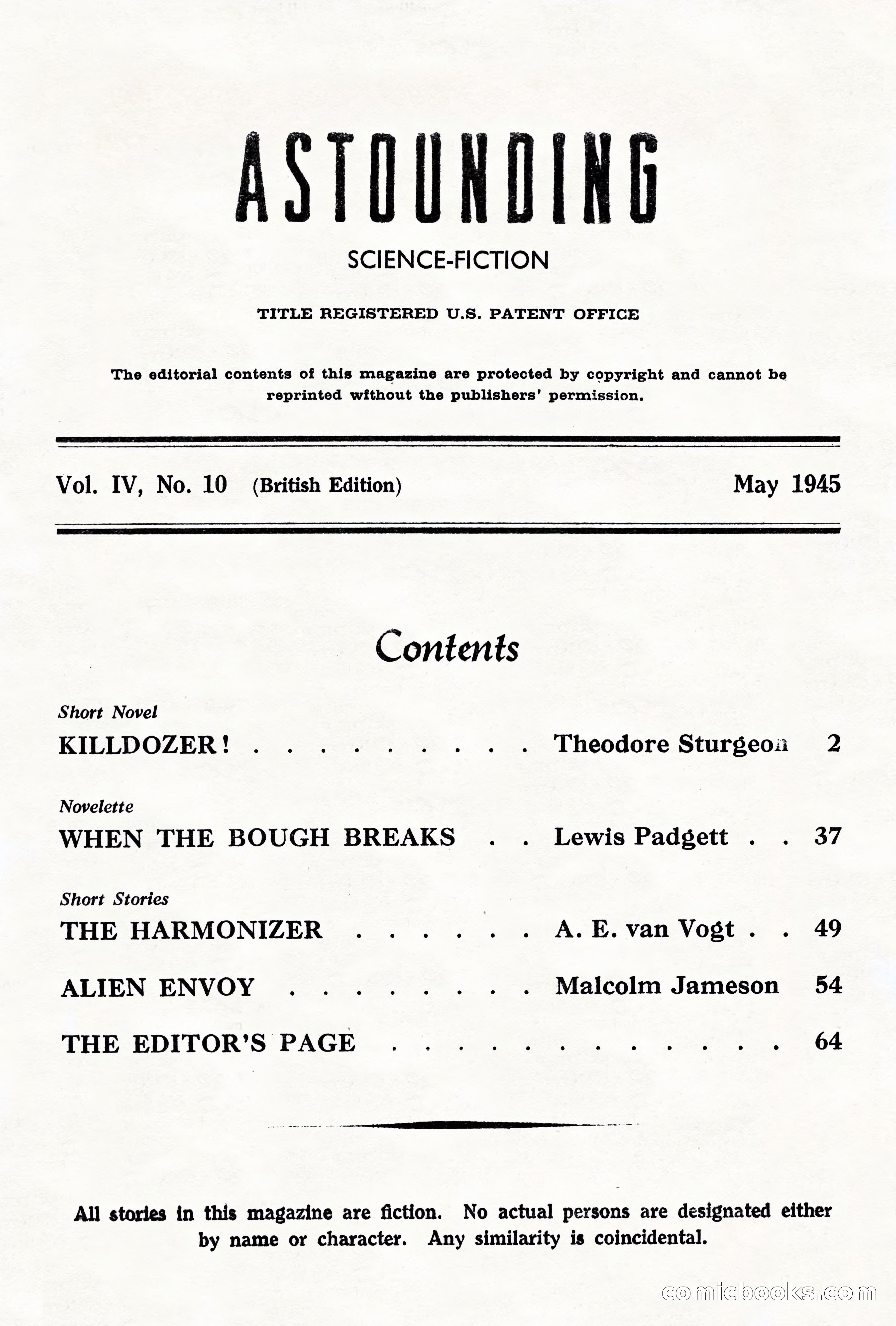 Astounding Science Fiction (British Edition) — page 3 of 68