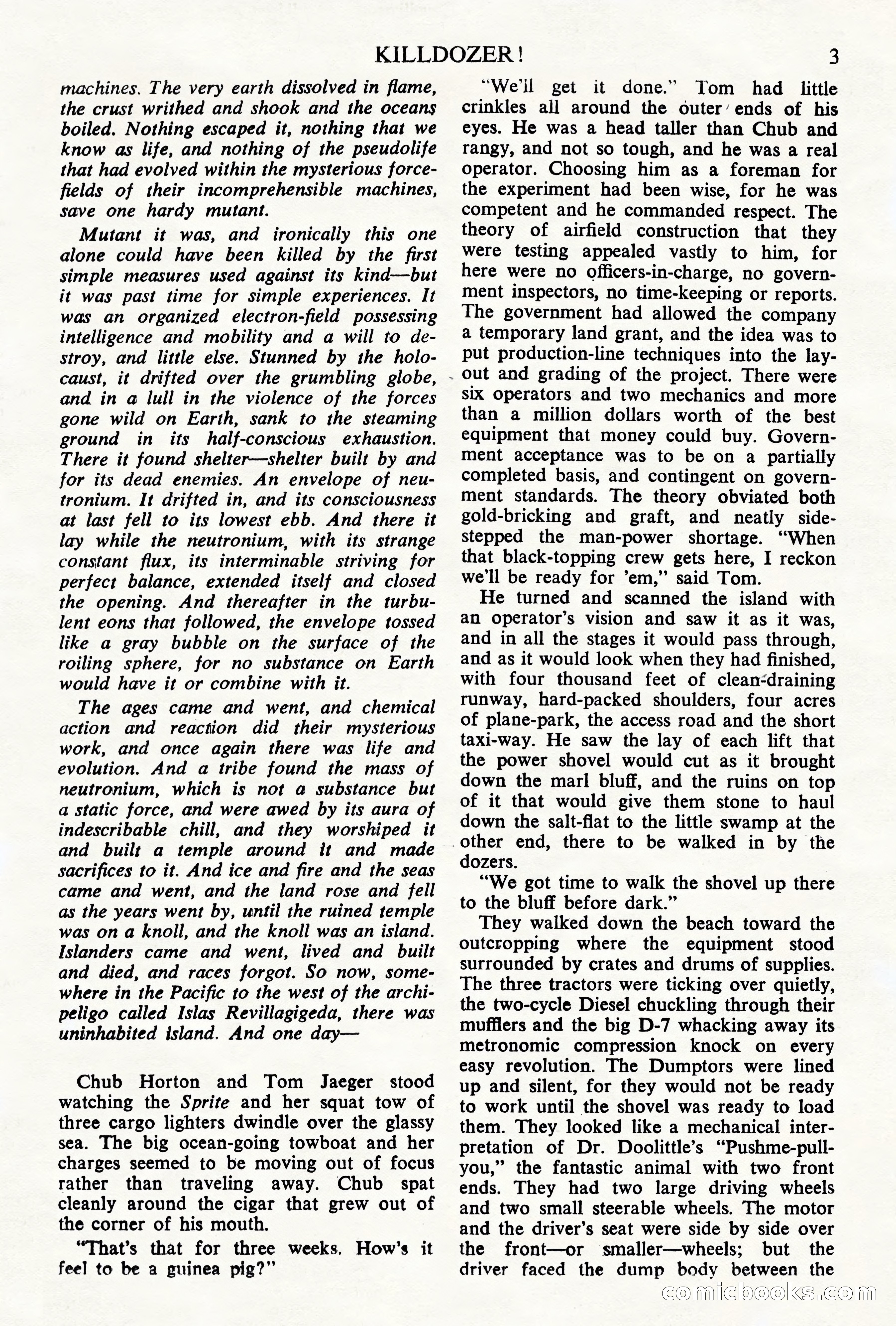 Astounding Science Fiction (British Edition) — page 5 of 68