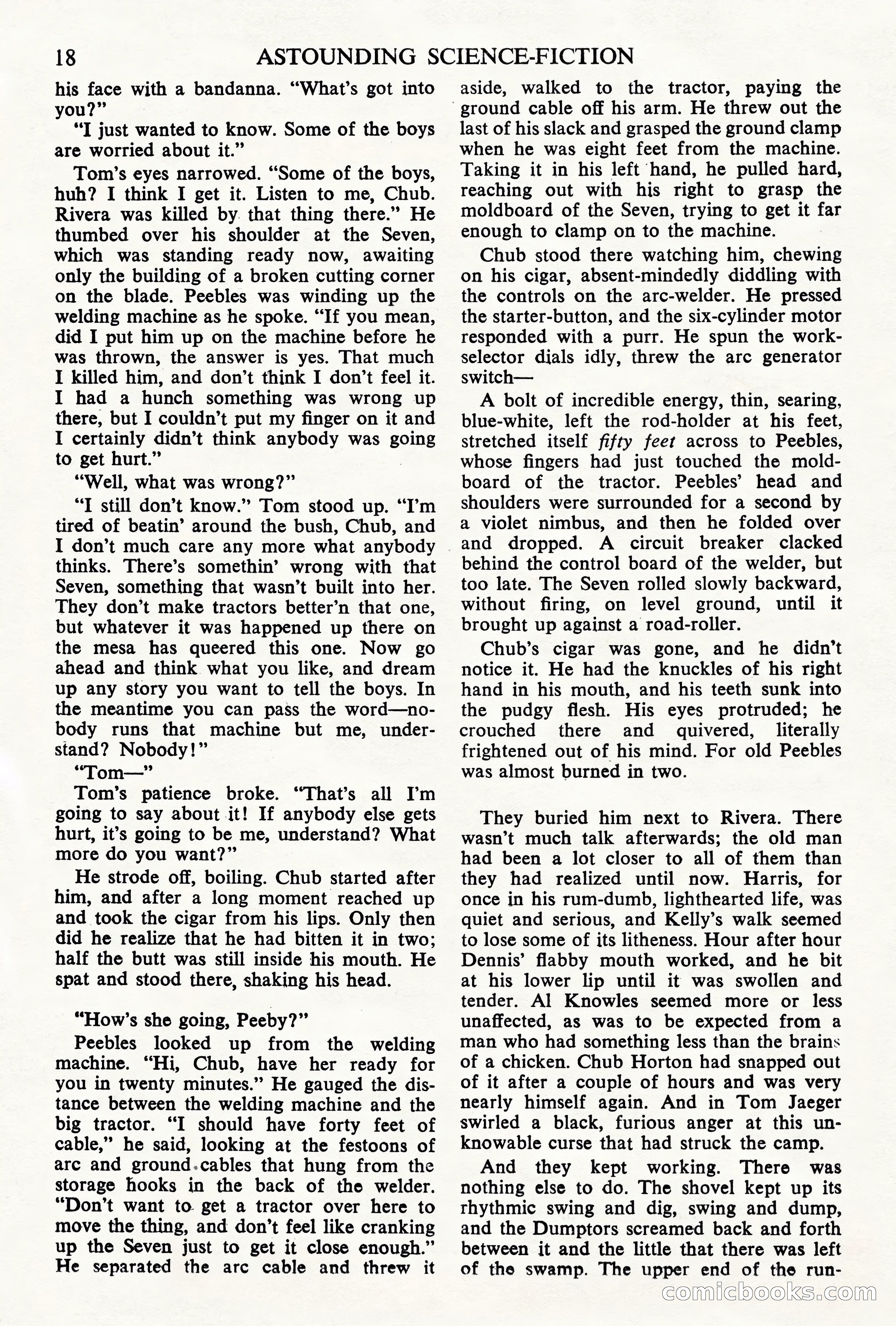 Astounding Science Fiction (British Edition) — page 20 of 68
