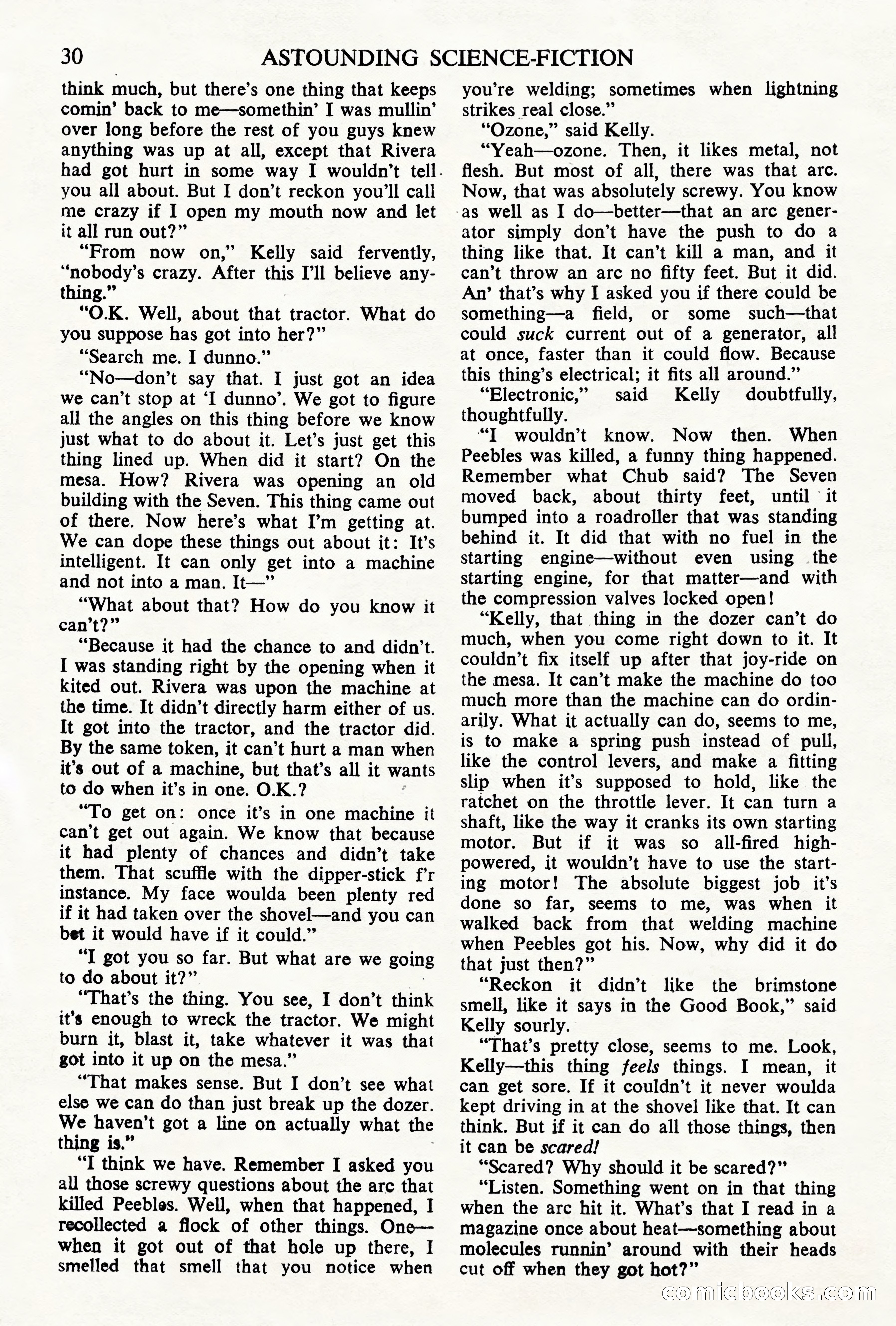 Astounding Science Fiction (British Edition) — page 32 of 68