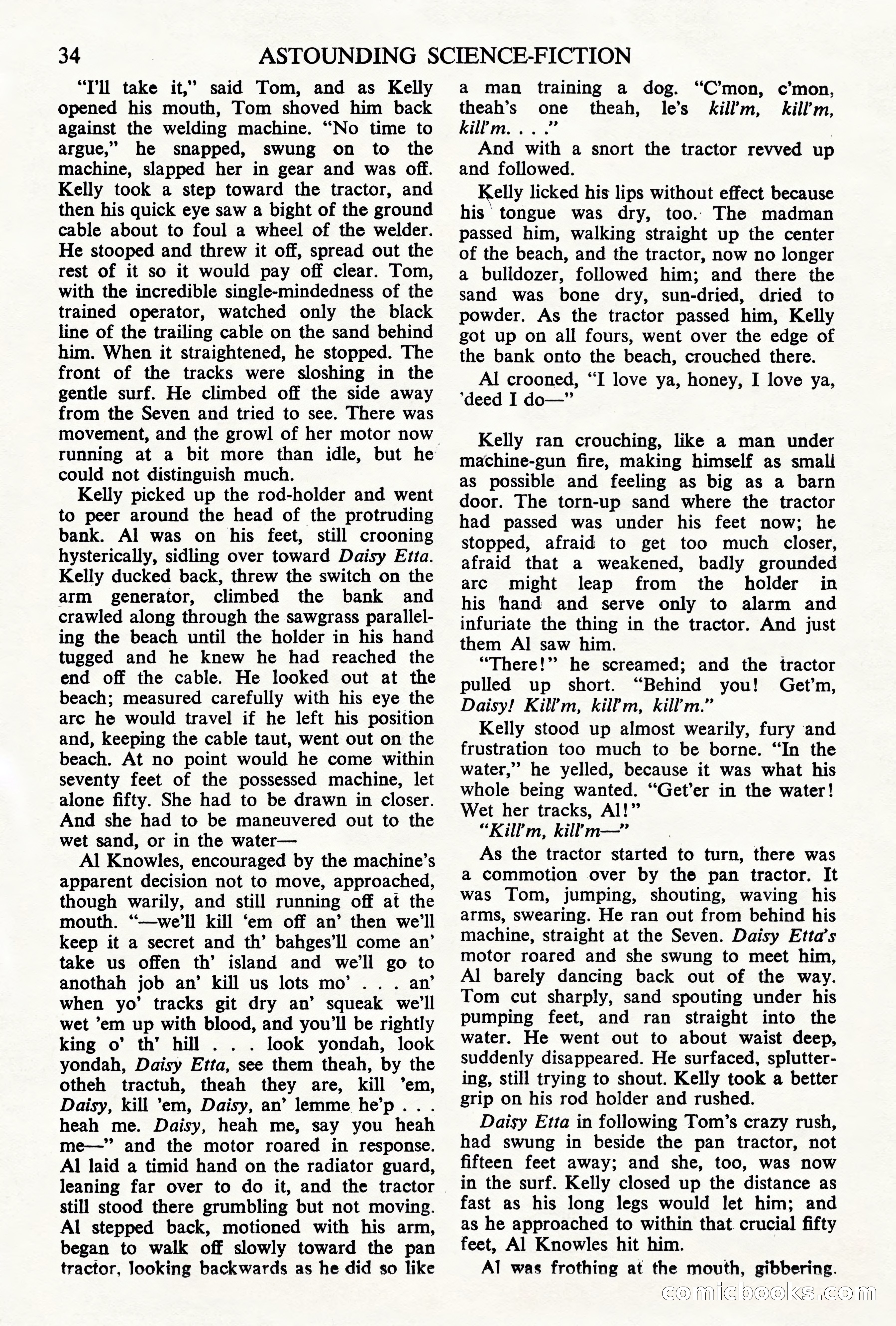 Astounding Science Fiction (British Edition) — page 36 of 68