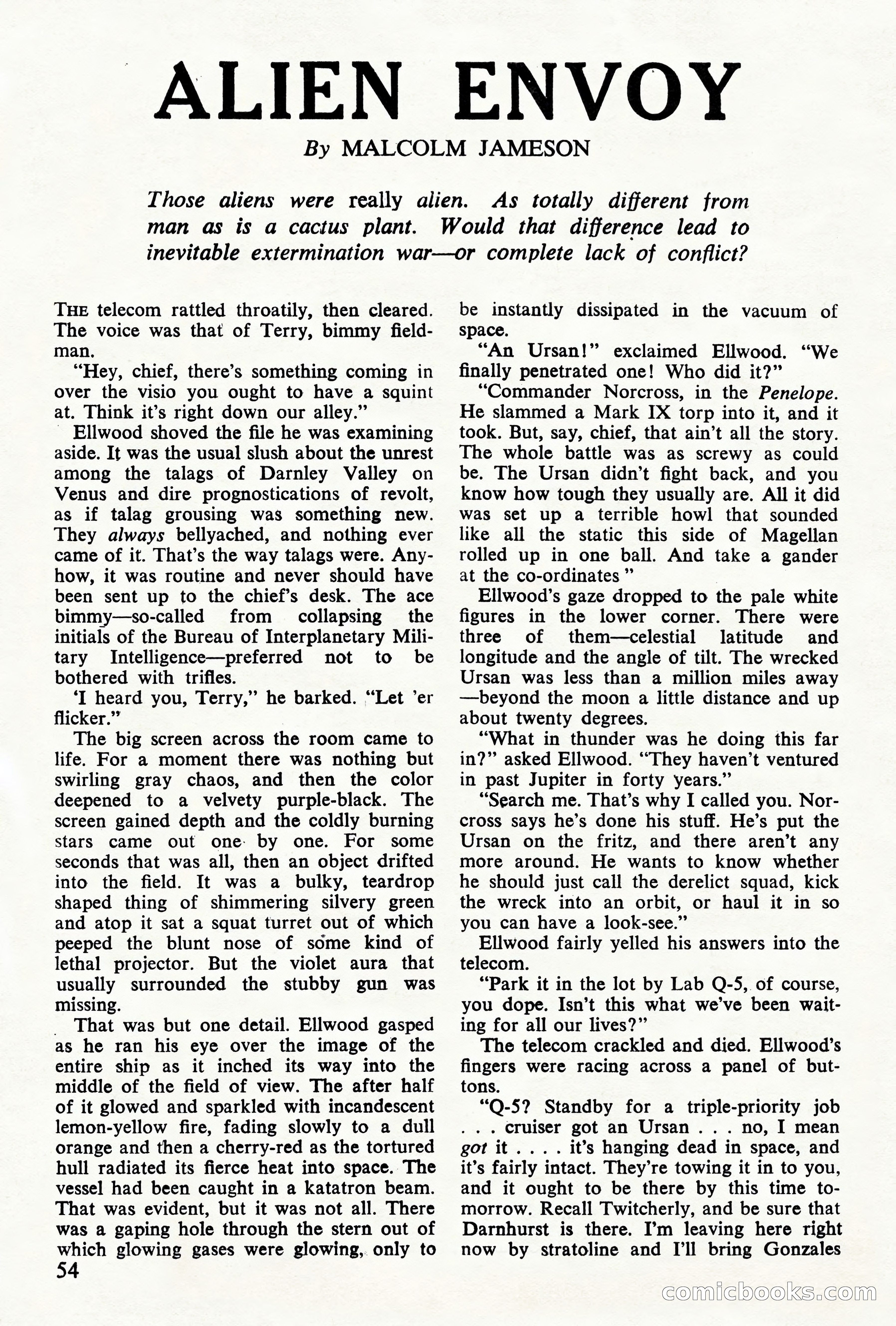 Astounding Science Fiction (British Edition) — page 56 of 68