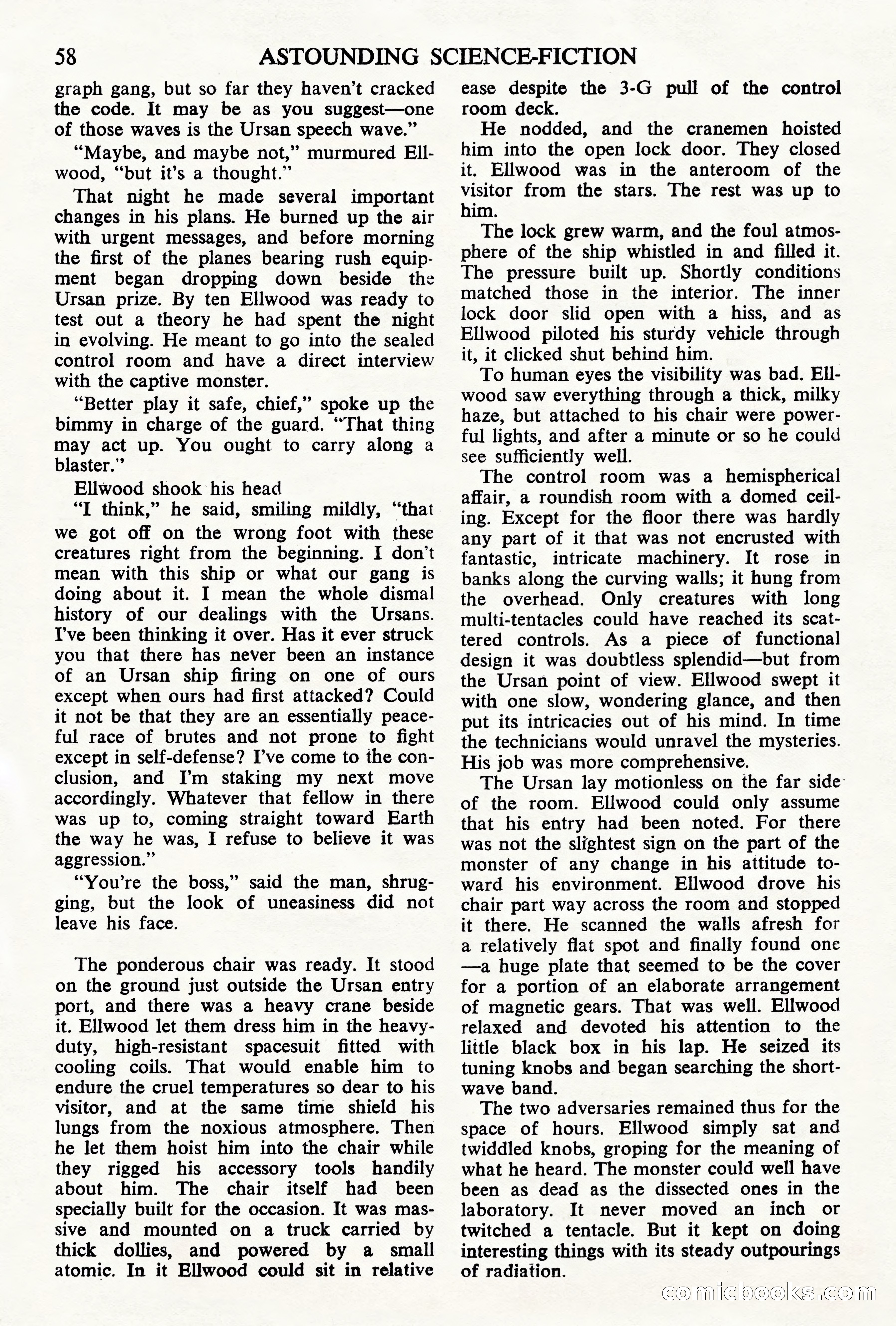 Astounding Science Fiction (British Edition) — page 60 of 68