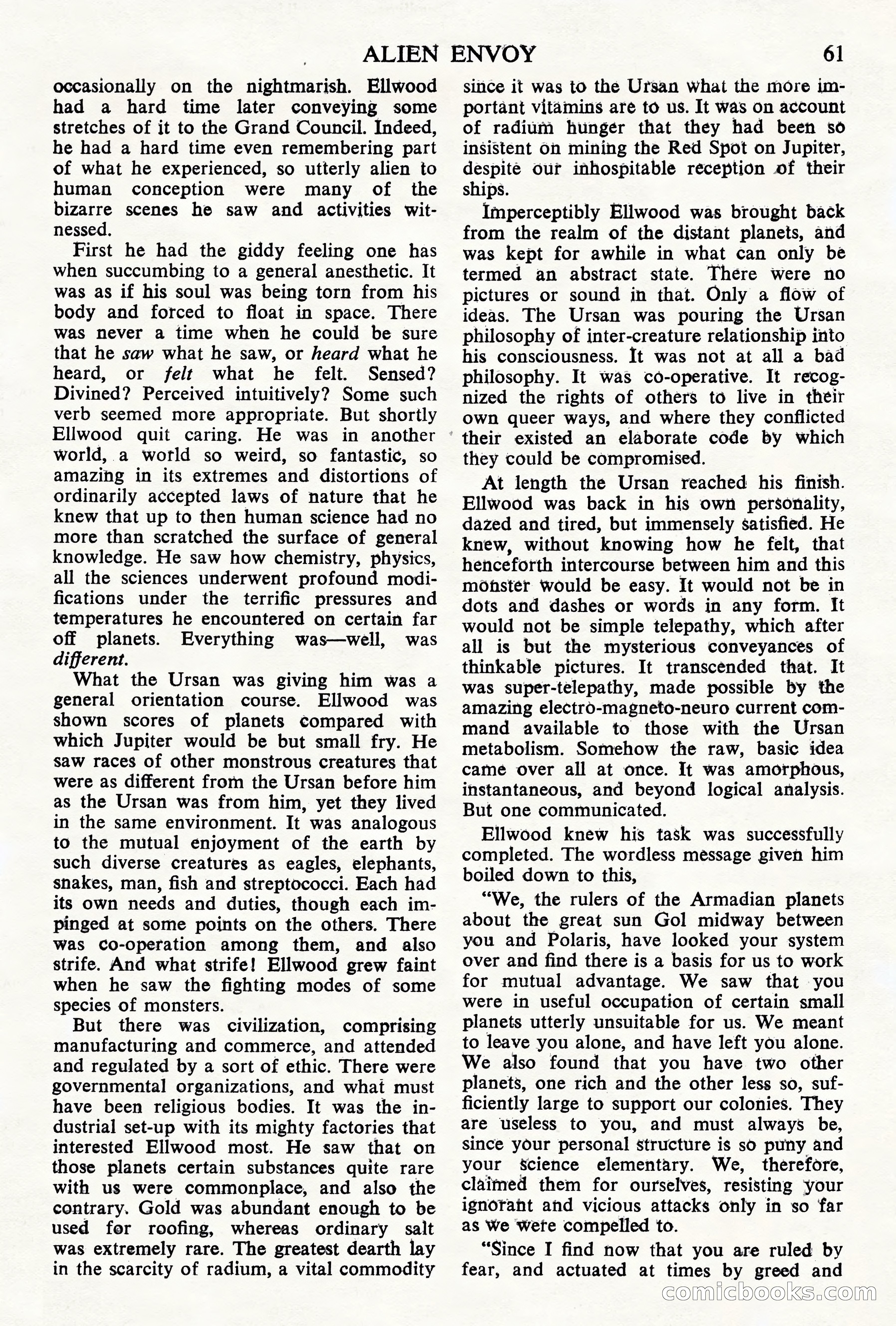 Astounding Science Fiction (British Edition) — page 63 of 68