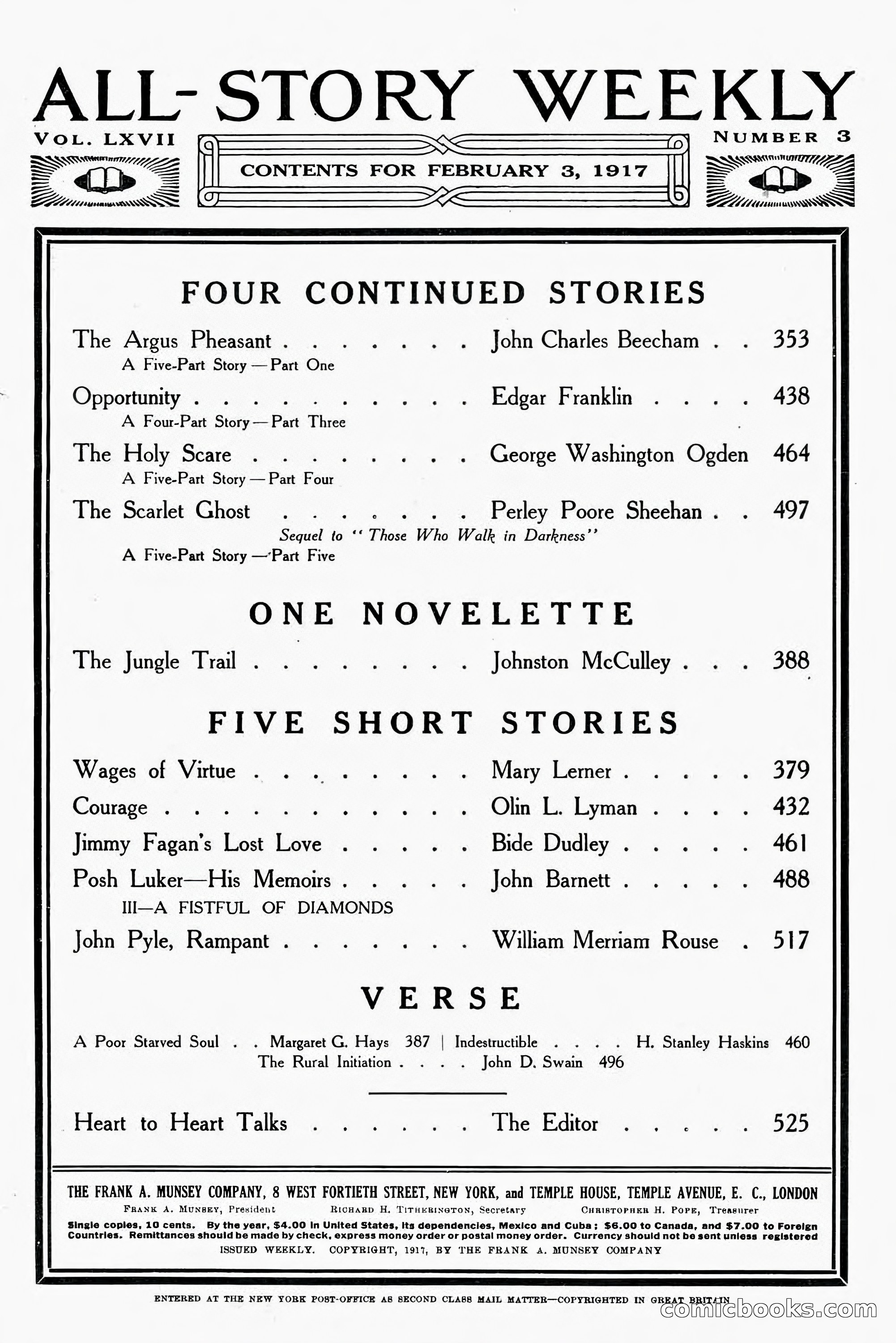 All-Story Weekly, Feb. 3, 1917 — page 5 of 194