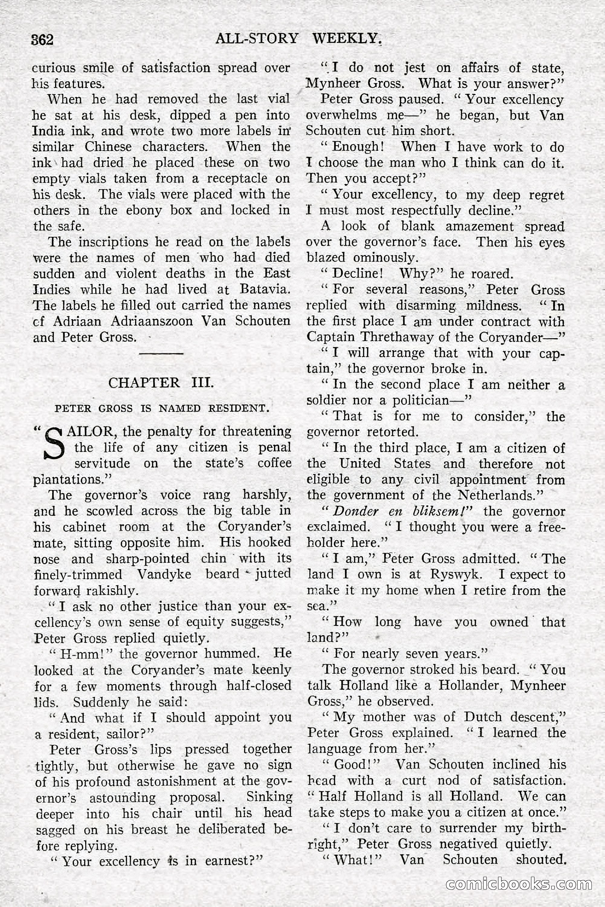 All-Story Weekly, Feb. 3, 1917 — page 20 of 194
