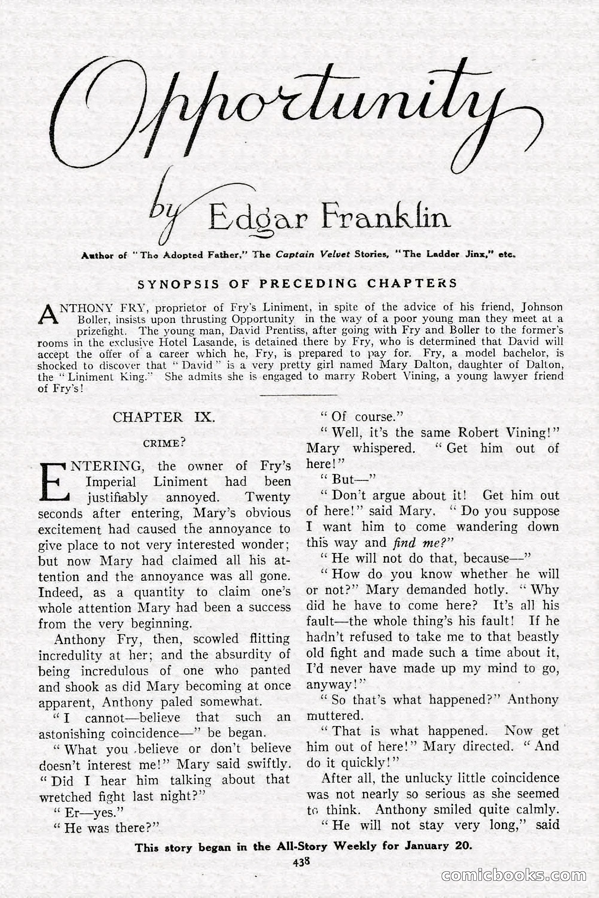 All-Story Weekly, Feb. 3, 1917 — page 96 of 194