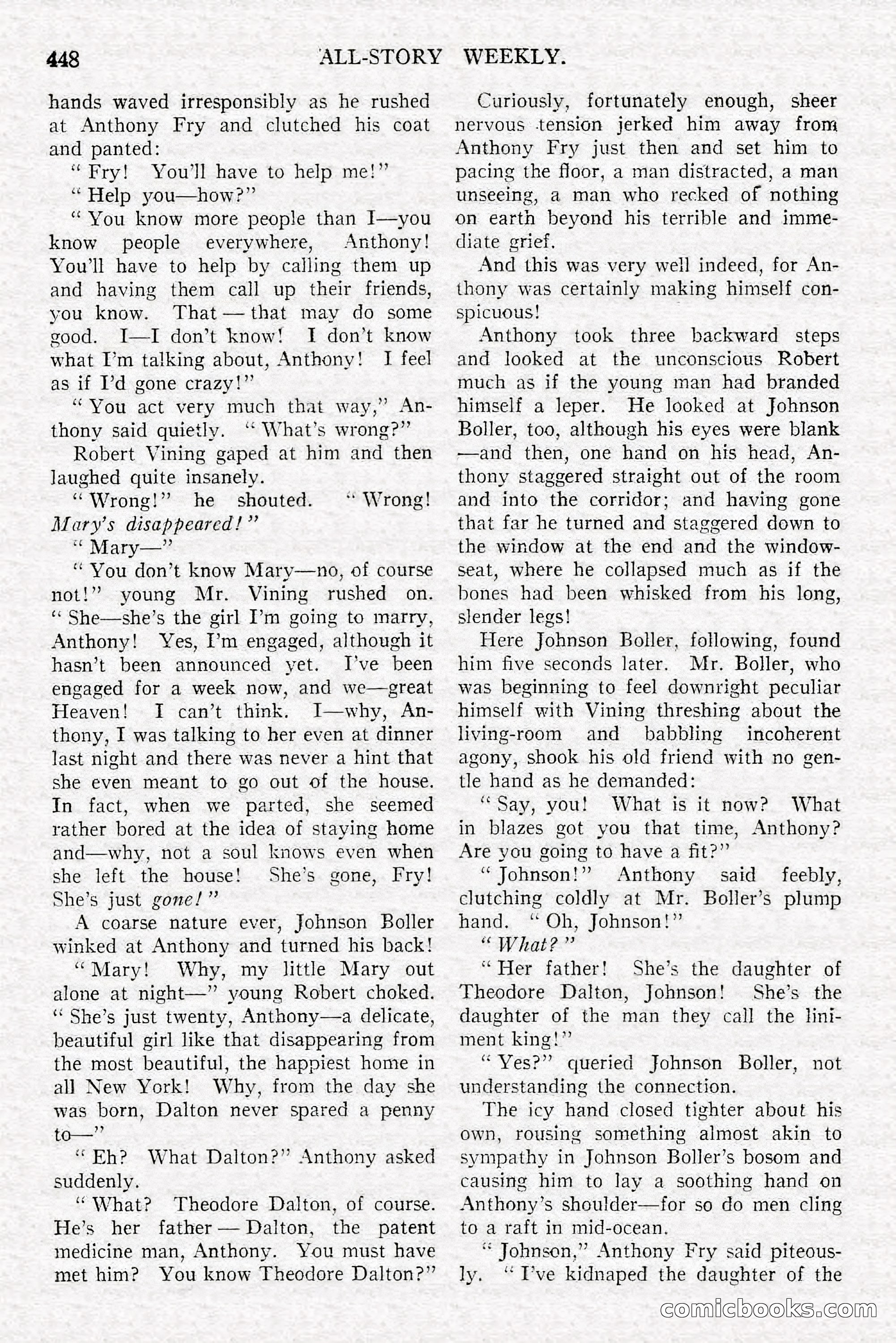 All-Story Weekly, Feb. 3, 1917 — page 106 of 194