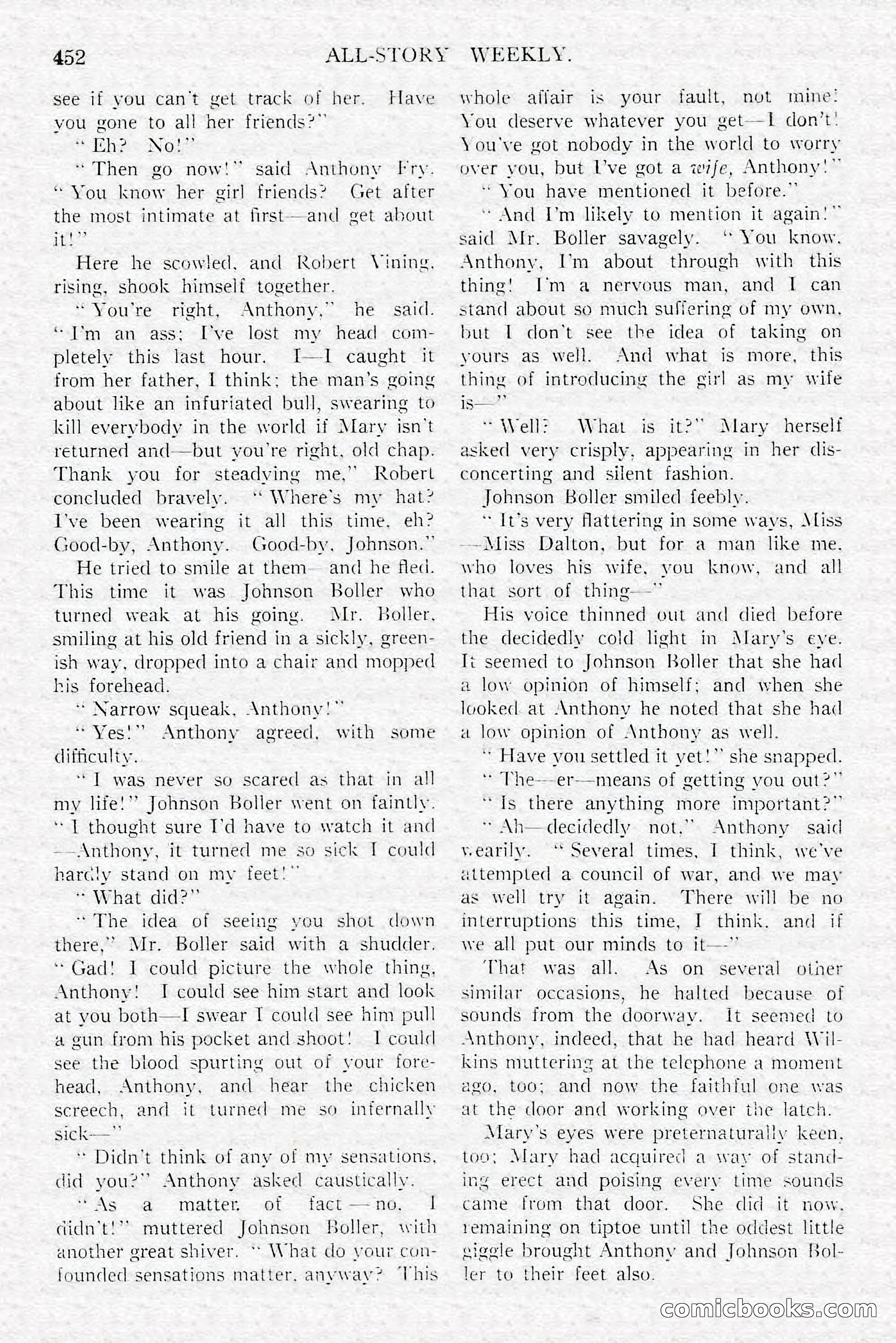 All-Story Weekly, Feb. 3, 1917 — page 110 of 194