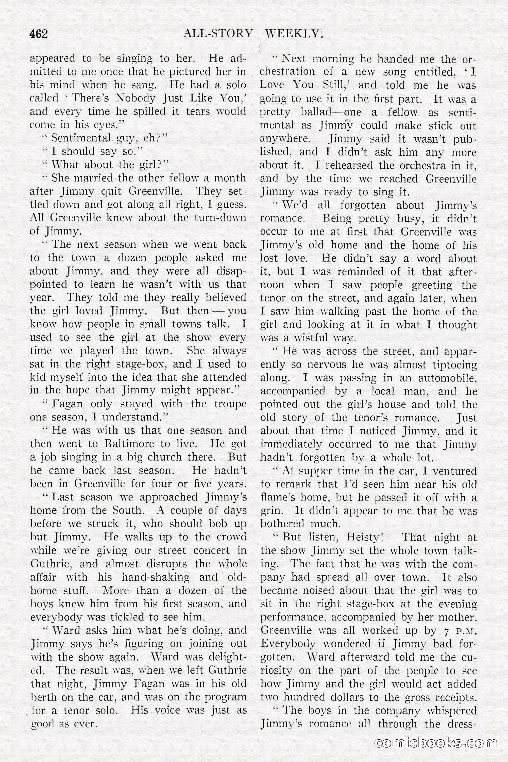 All-Story Weekly, Feb. 3, 1917 — page 120 of 194