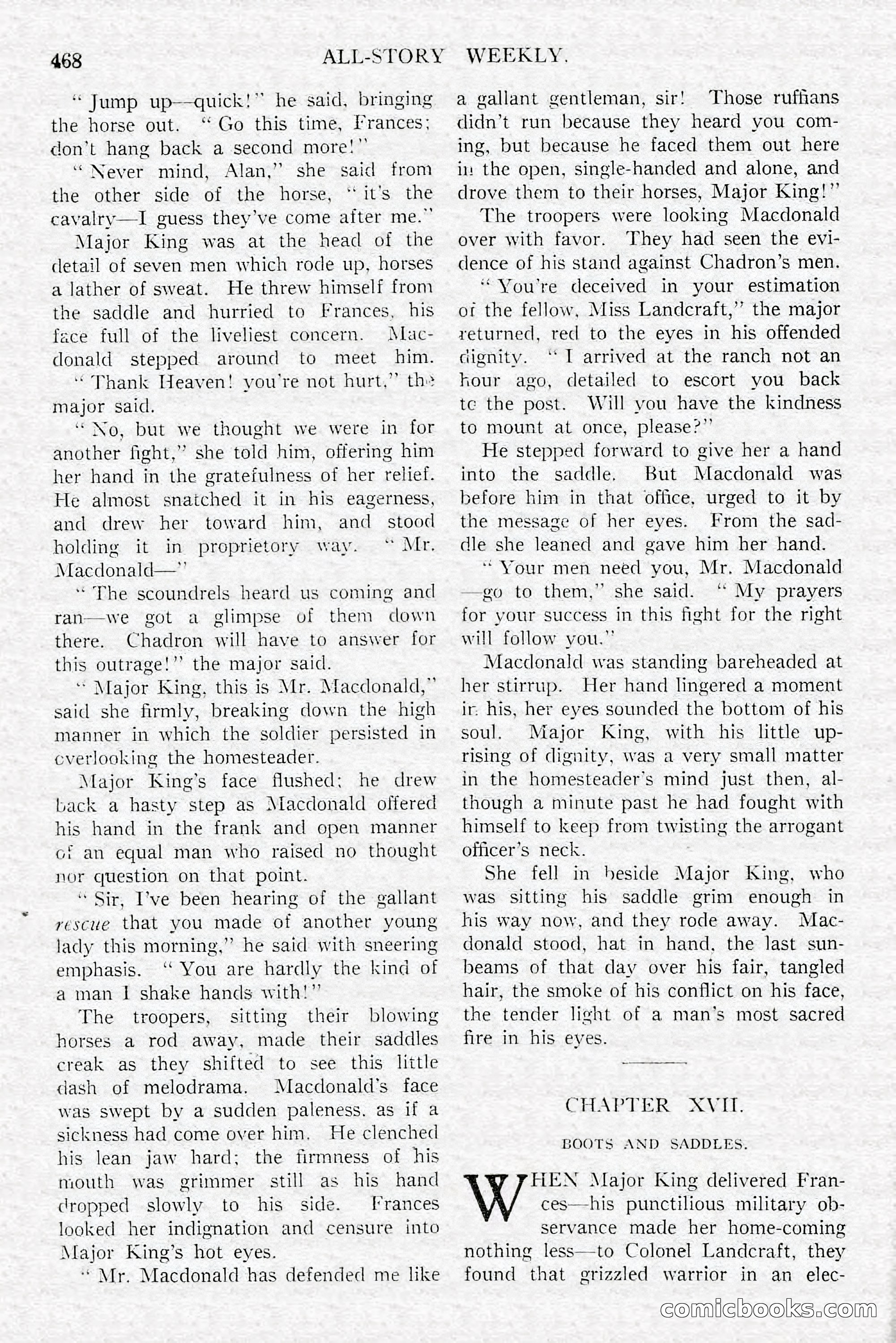 All-Story Weekly, Feb. 3, 1917 — page 126 of 194