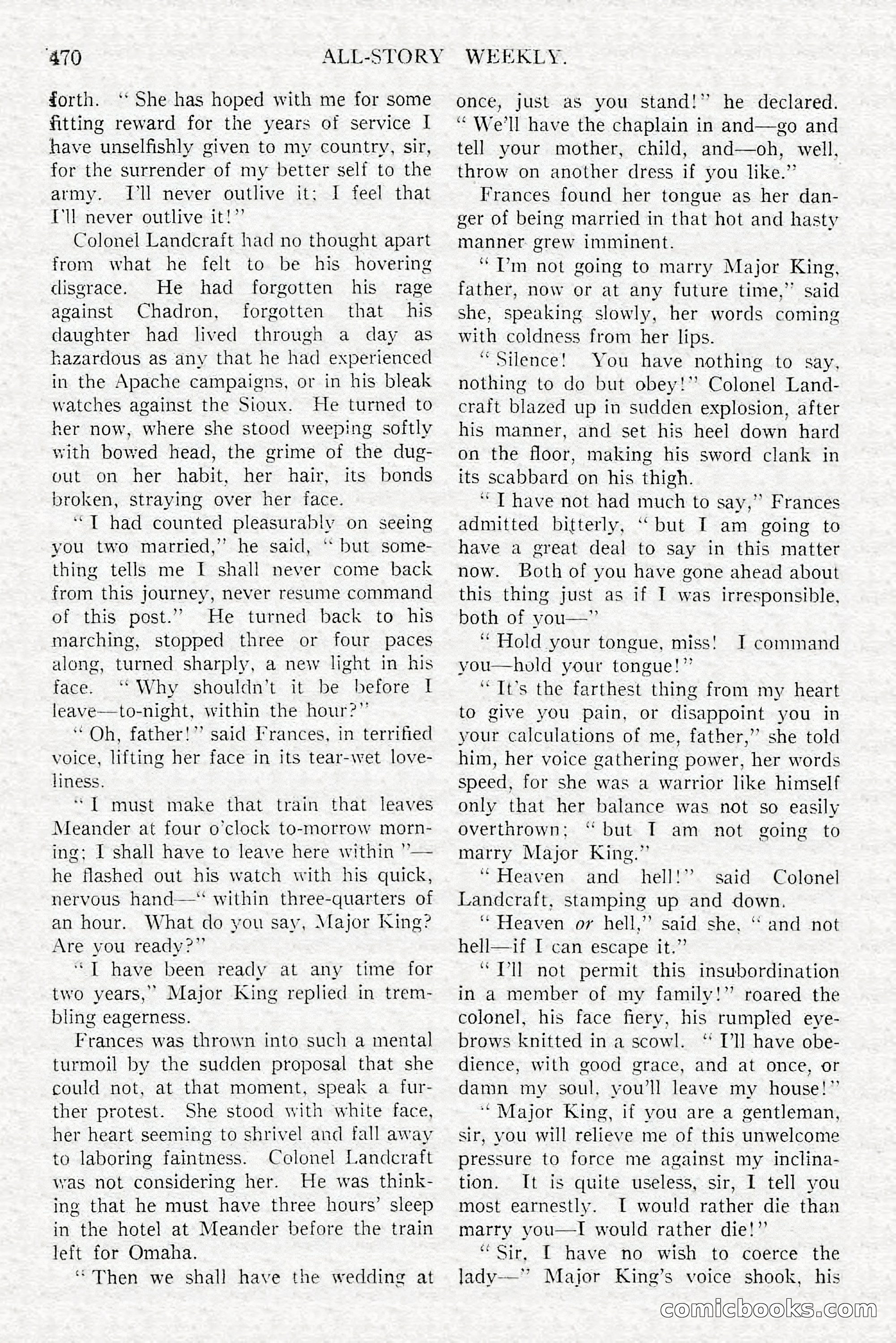 All-Story Weekly, Feb. 3, 1917 — page 128 of 194