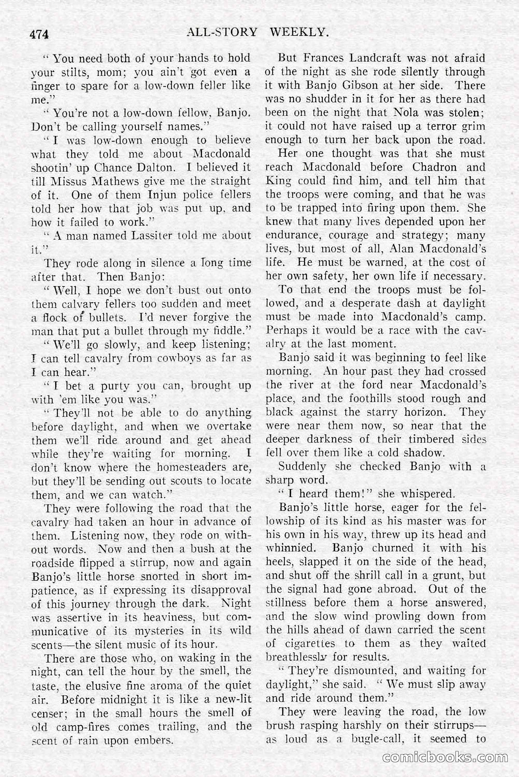 All-Story Weekly, Feb. 3, 1917 — page 132 of 194
