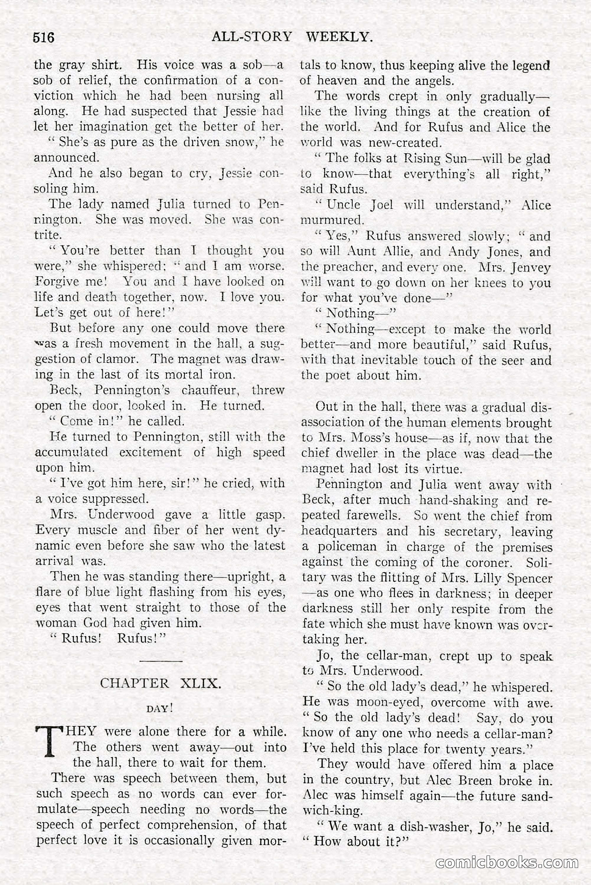 All-Story Weekly, Feb. 3, 1917 — page 174 of 194