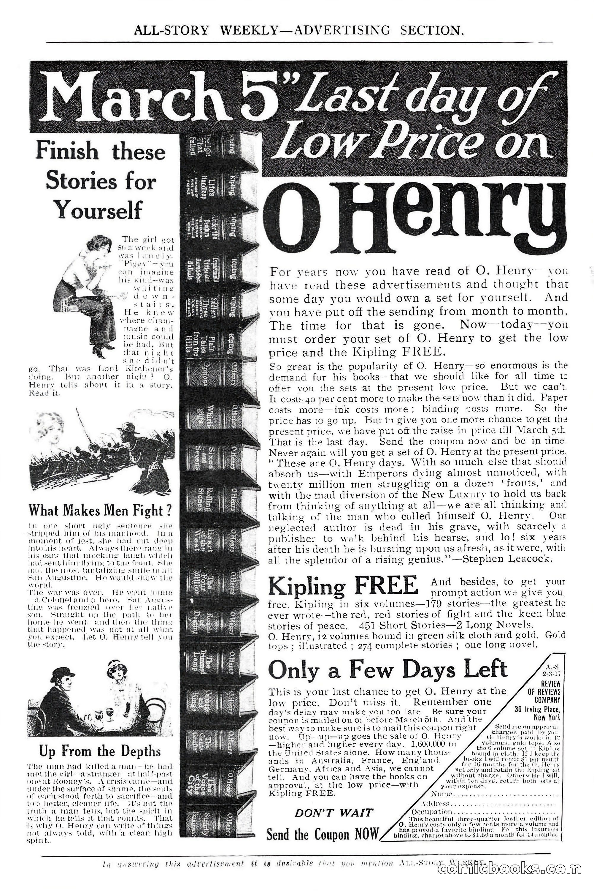 All-Story Weekly, Feb. 3, 1917 — page 188 of 194