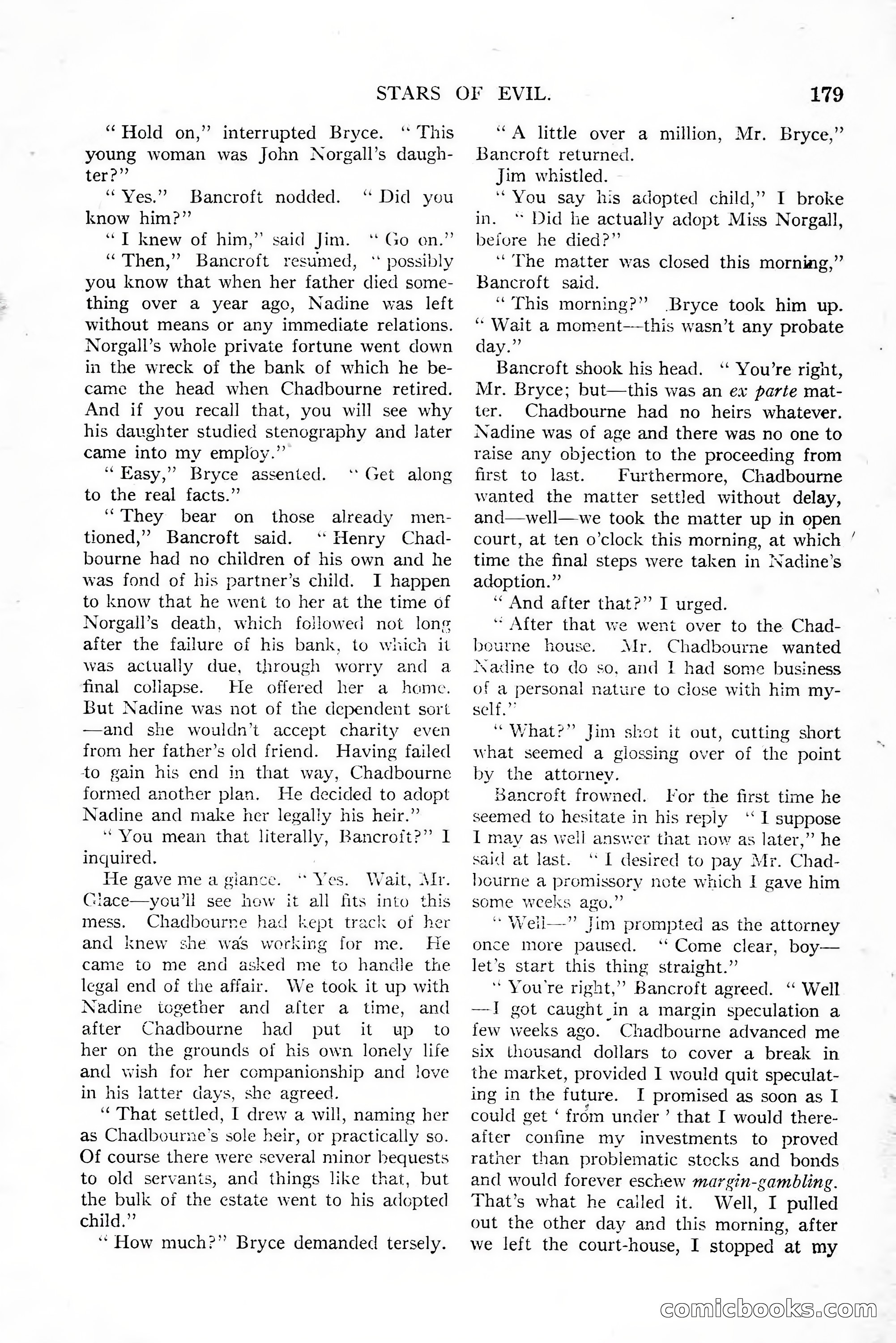 All-Story Weekly, January 25, 1919 — page 13 of 186