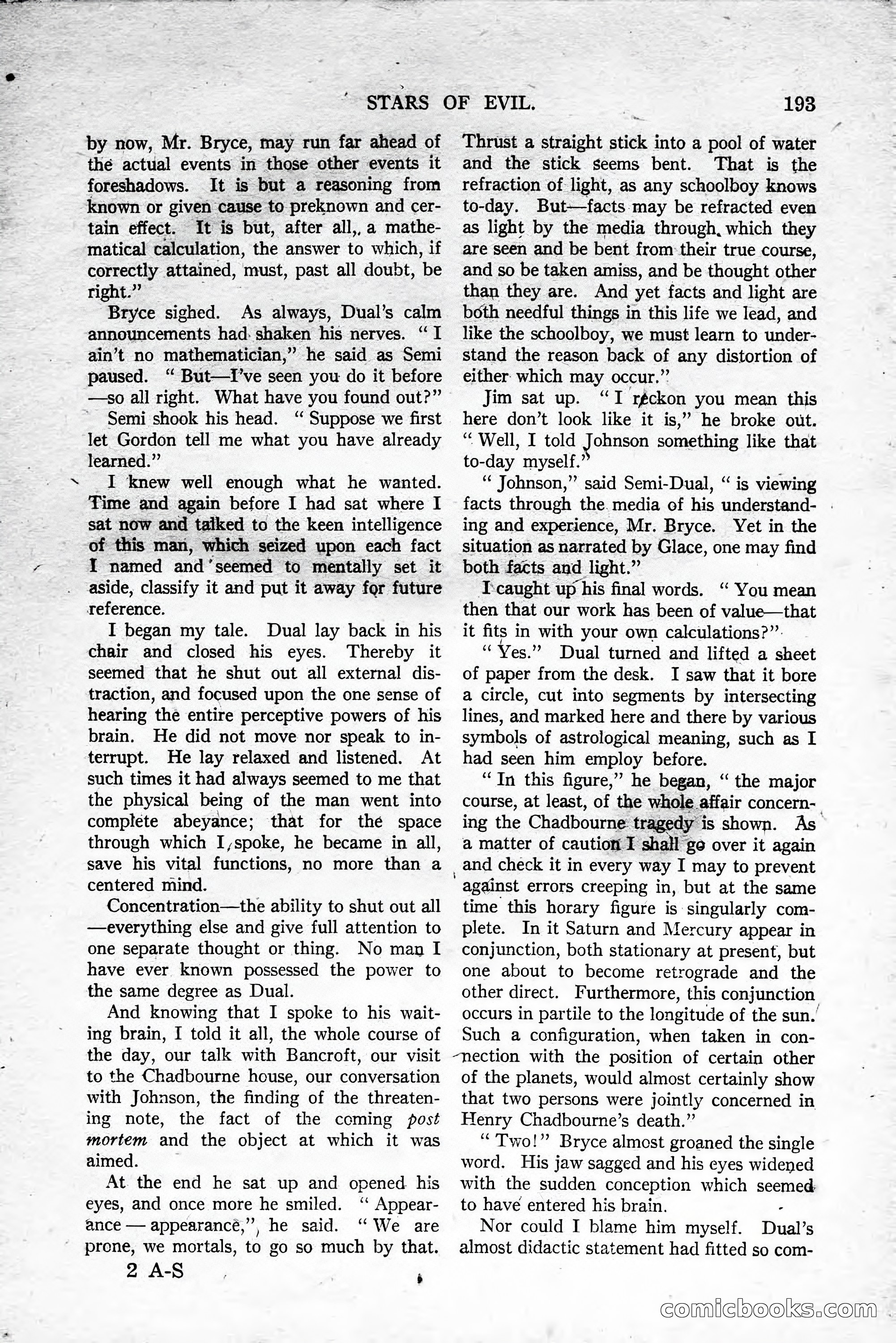 All-Story Weekly, January 25, 1919 — page 27 of 186