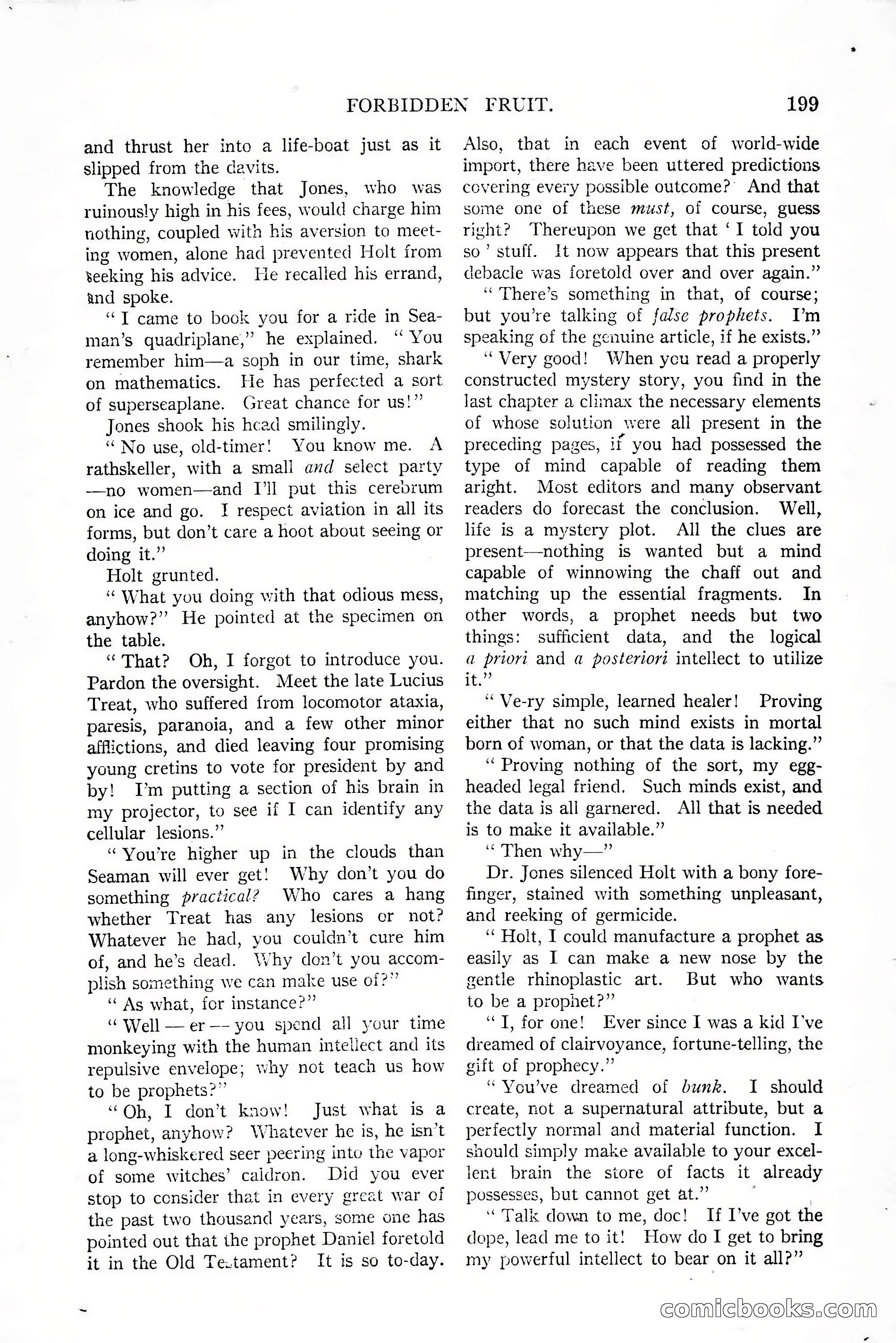 All-Story Weekly, January 25, 1919 — page 33 of 186