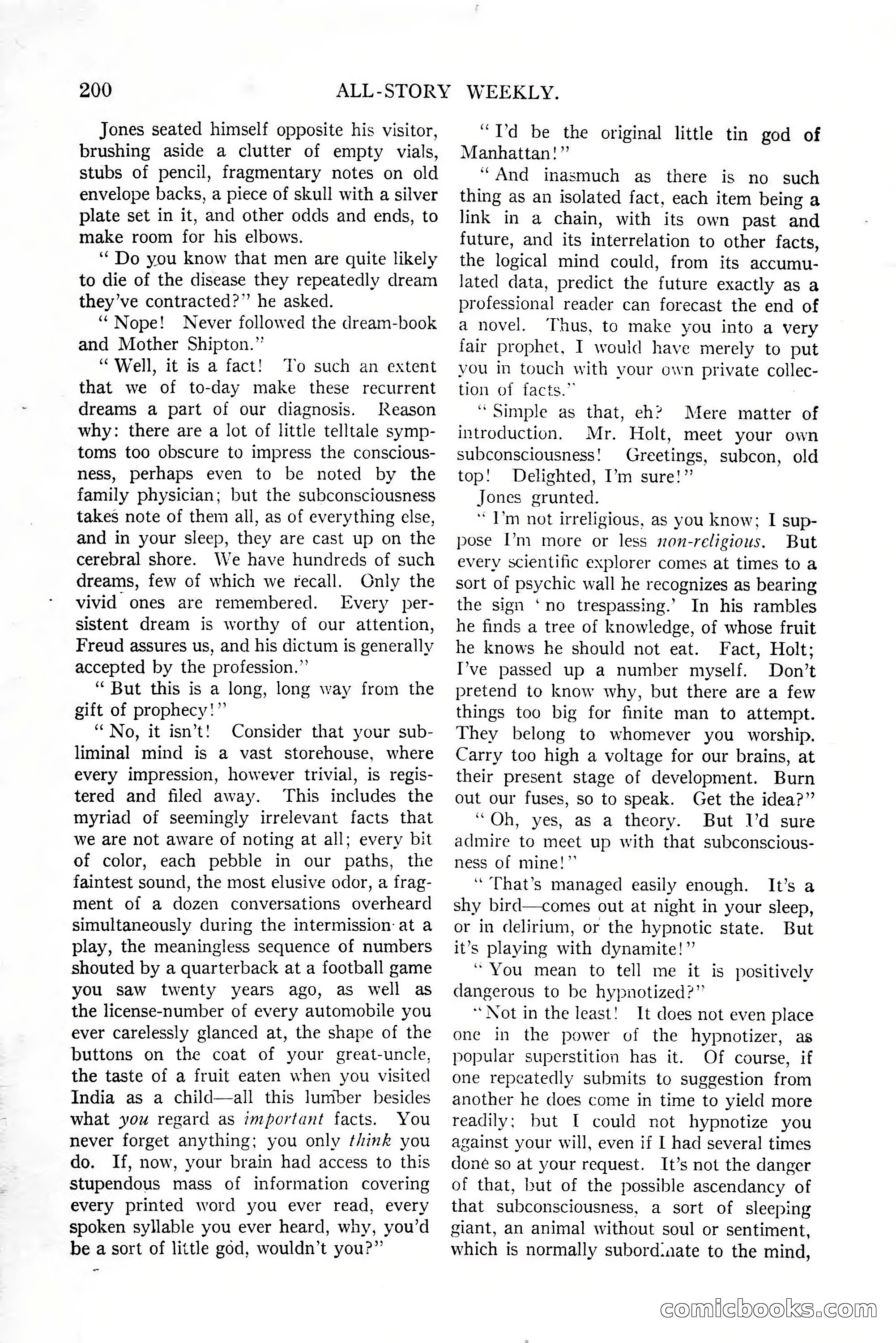 All-Story Weekly, January 25, 1919 — page 34 of 186