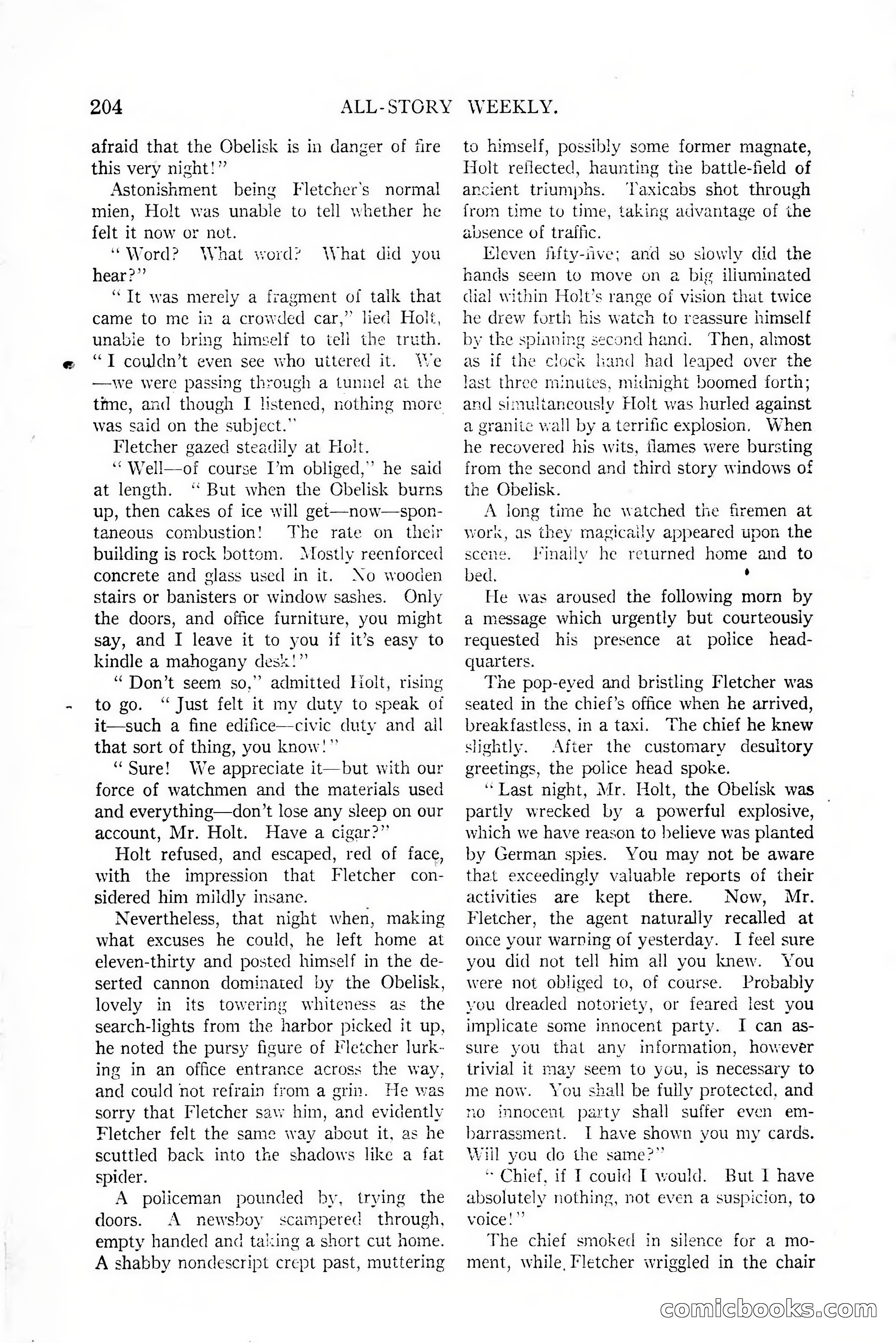 All-Story Weekly, January 25, 1919 — page 38 of 186