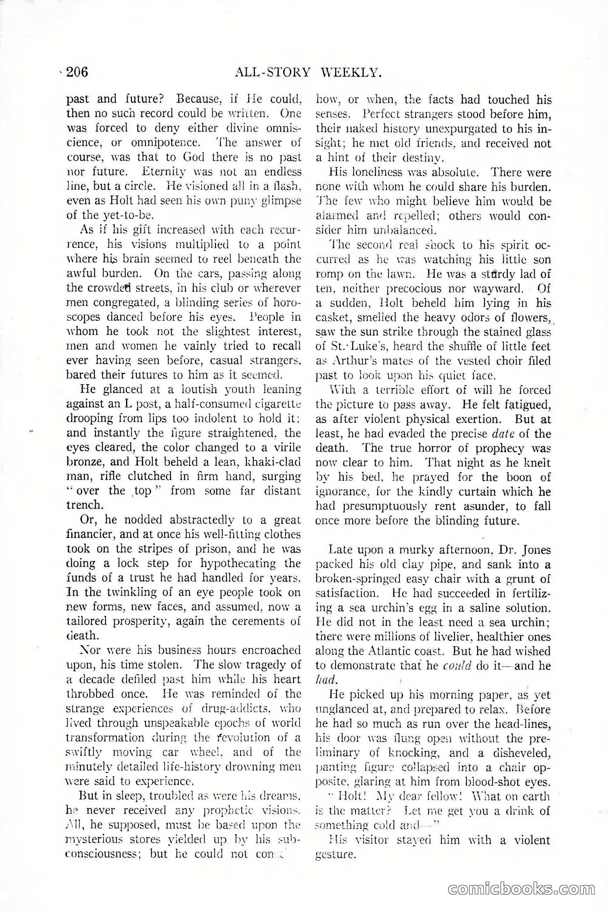 All-Story Weekly, January 25, 1919 — page 40 of 186