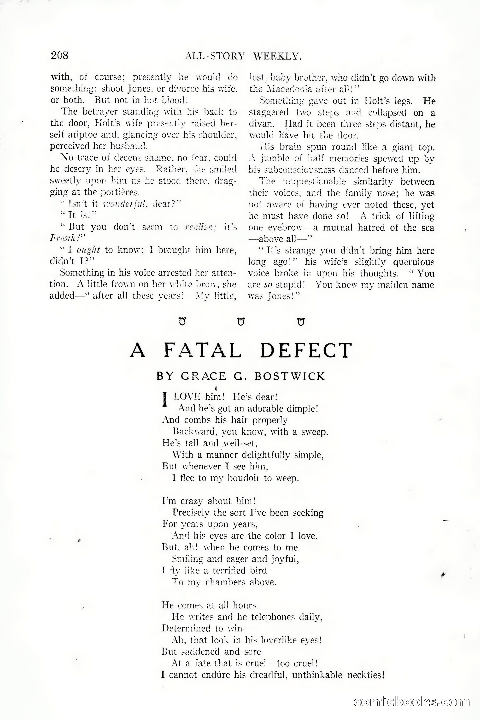 All-Story Weekly, January 25, 1919 — page 42 of 186
