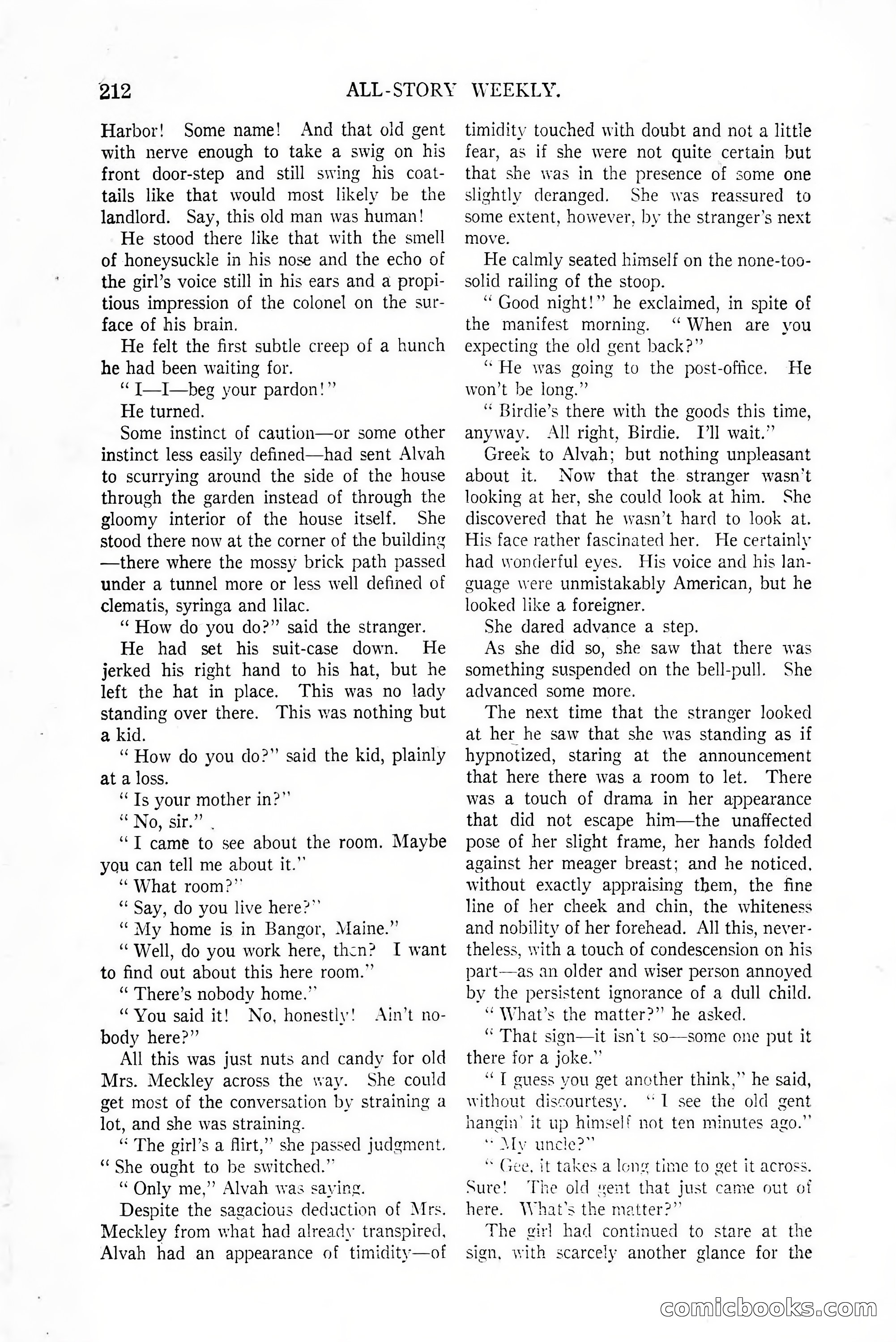 All-Story Weekly, January 25, 1919 — page 46 of 186
