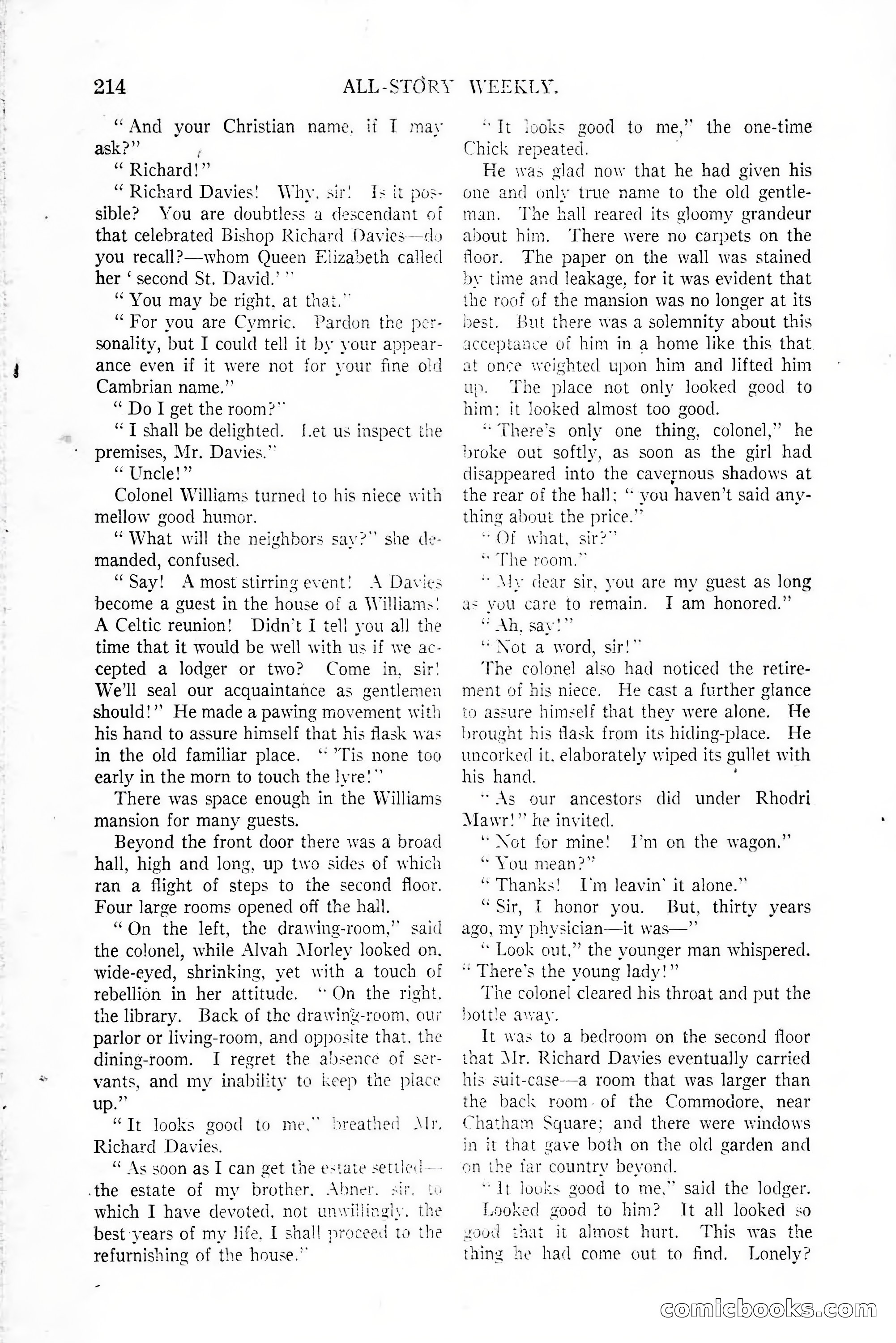 All-Story Weekly, January 25, 1919 — page 48 of 186
