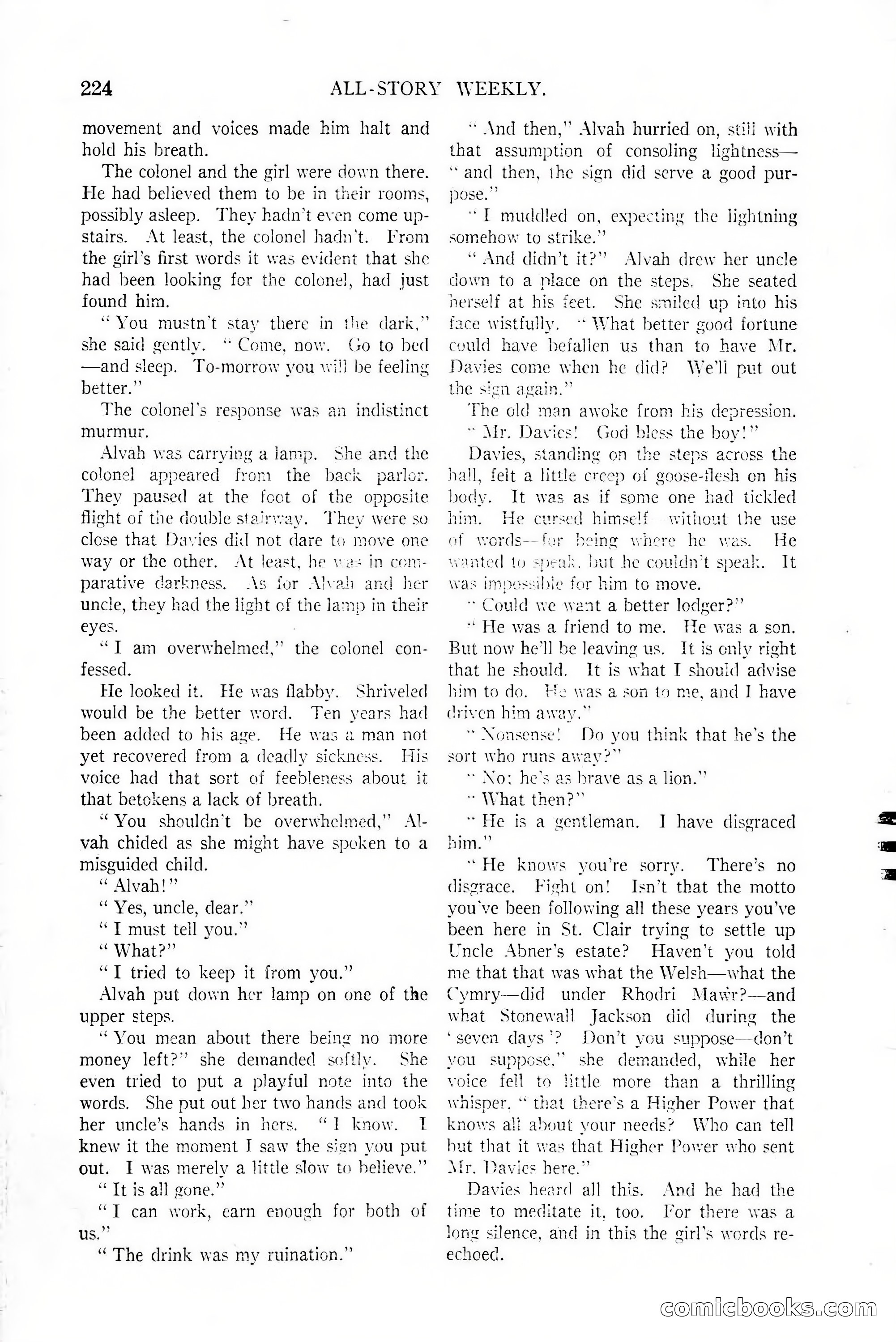 All-Story Weekly, January 25, 1919 — page 58 of 186