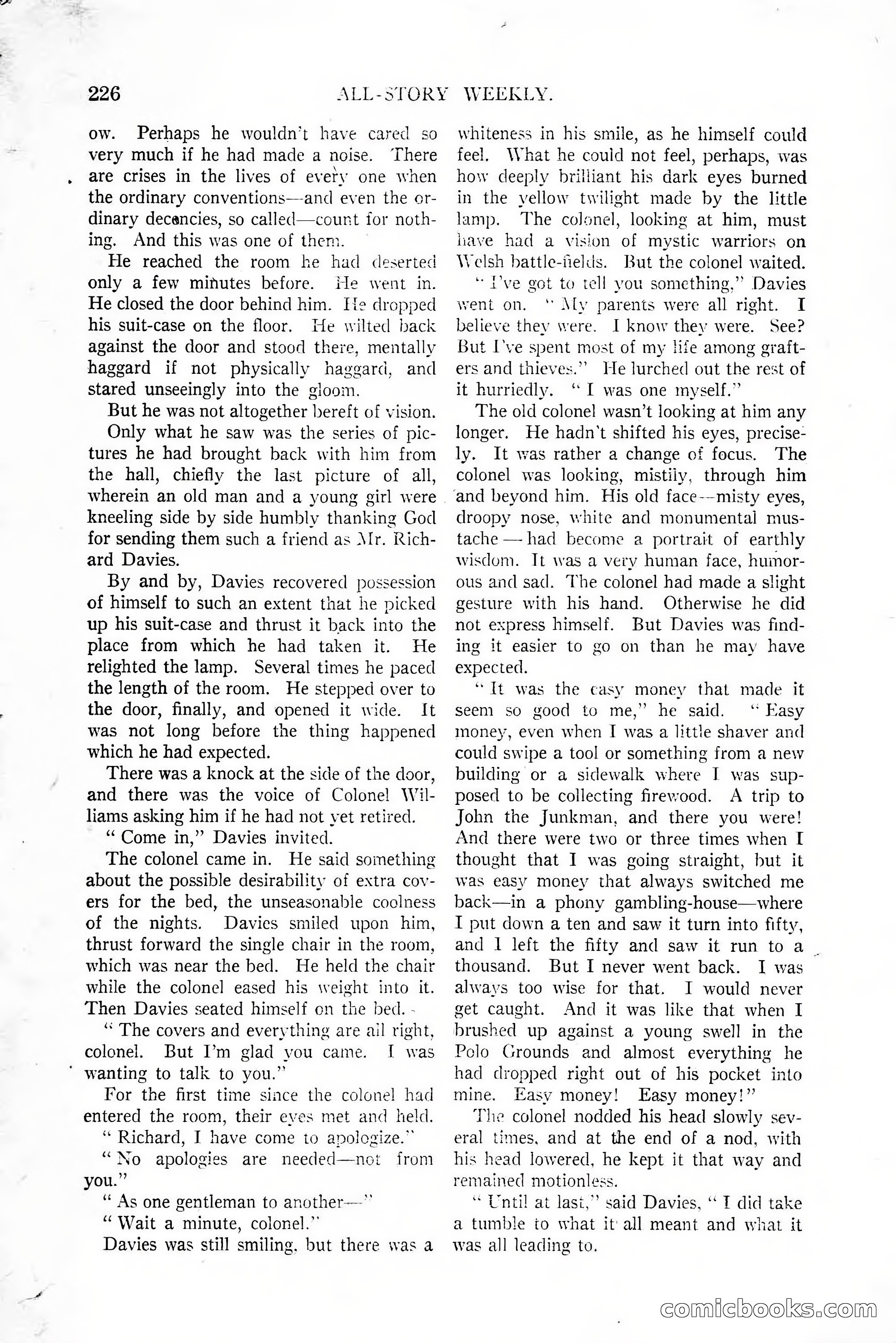 All-Story Weekly, January 25, 1919 — page 60 of 186