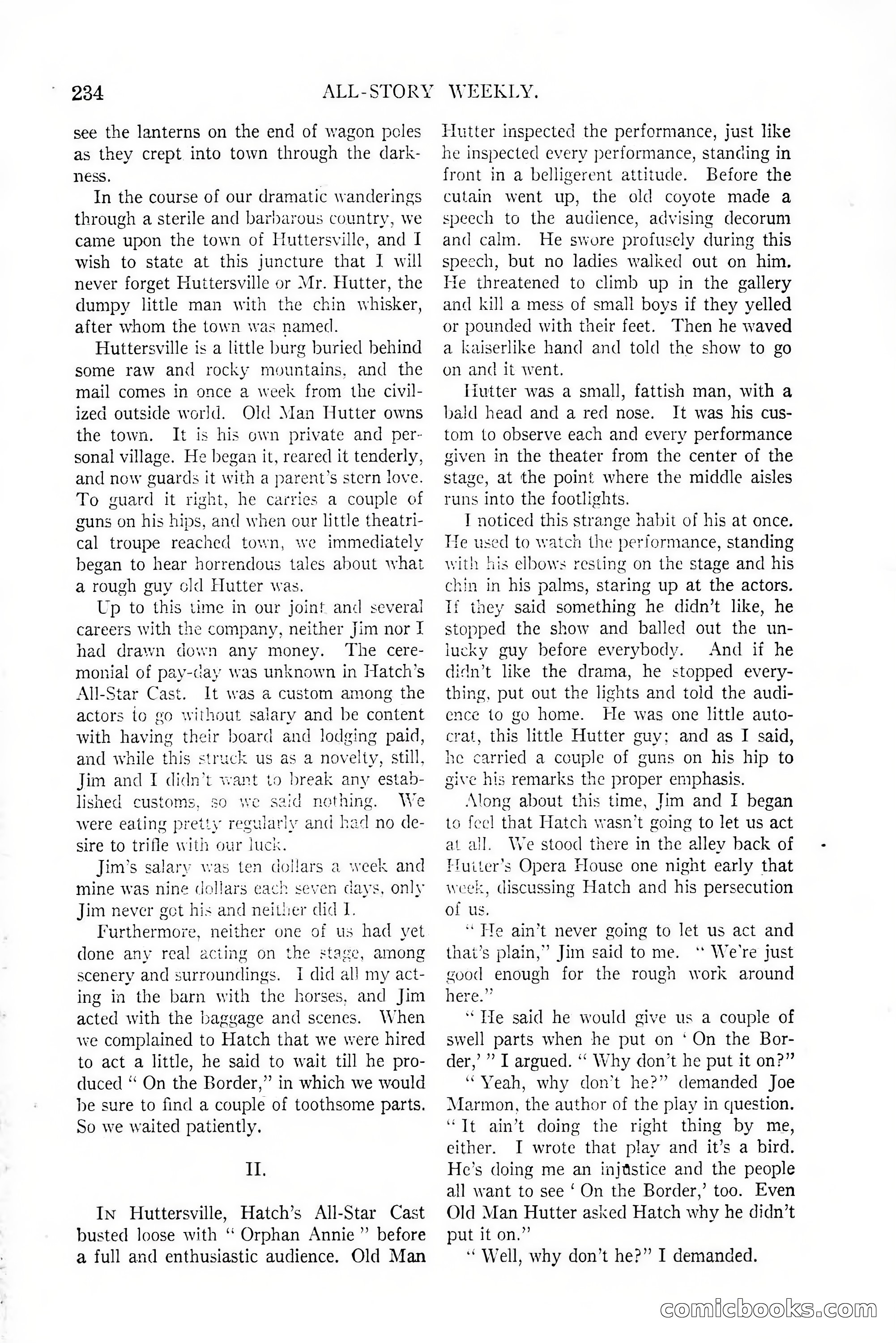All-Story Weekly, January 25, 1919 — page 68 of 186