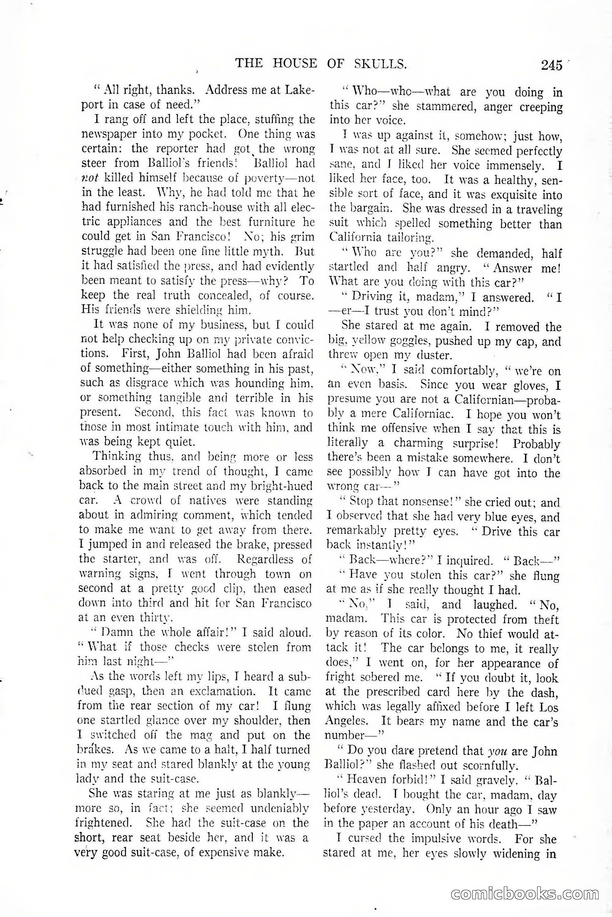 All-Story Weekly, January 25, 1919 — page 79 of 186