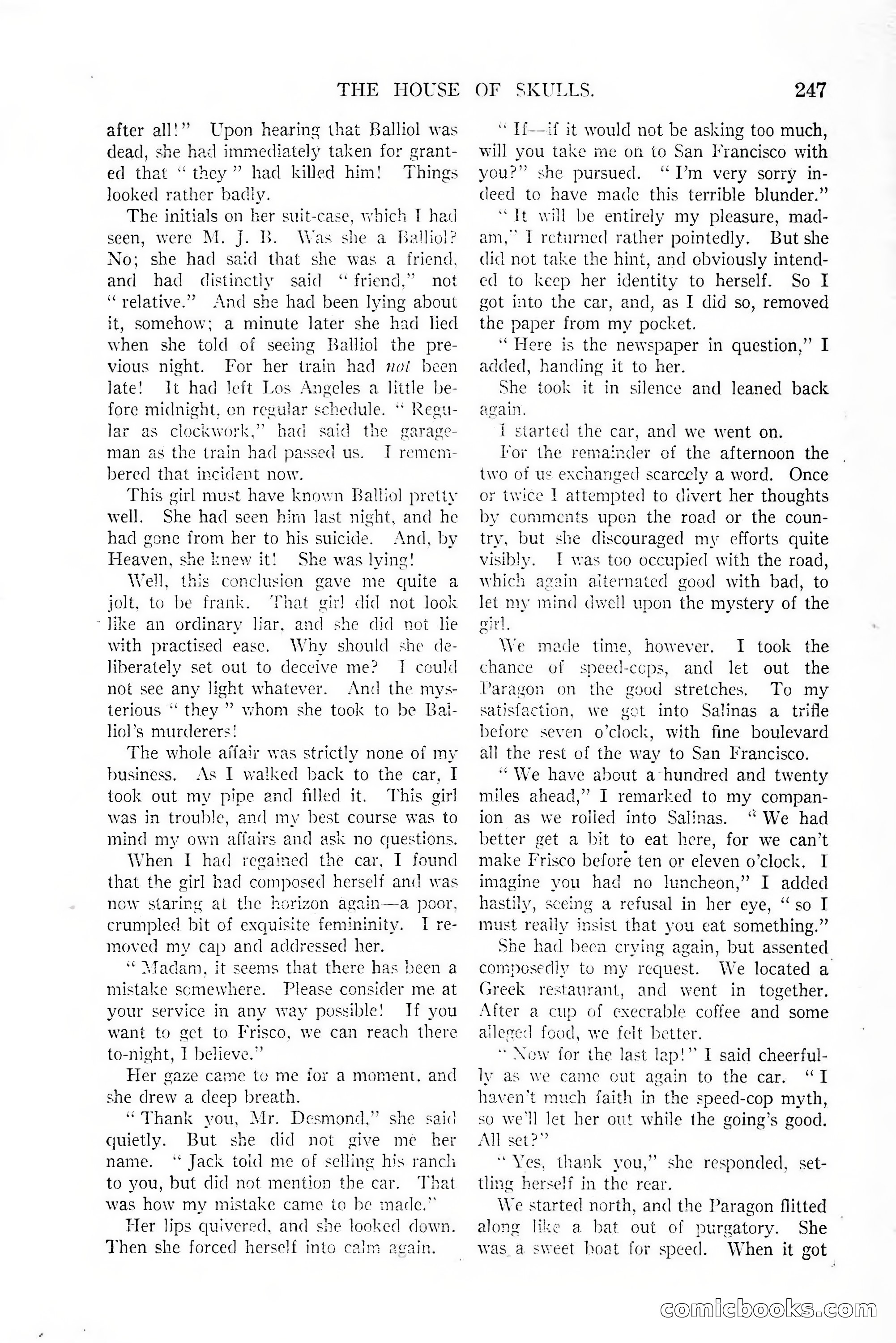 All-Story Weekly, January 25, 1919 — page 81 of 186
