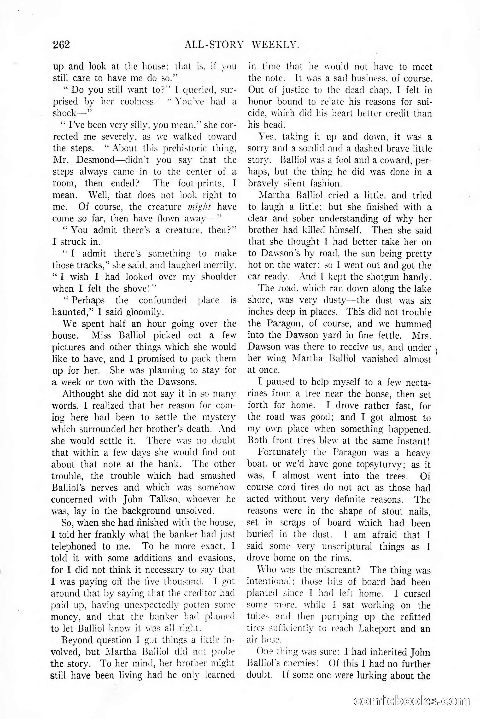 All-Story Weekly, January 25, 1919 — page 96 of 186