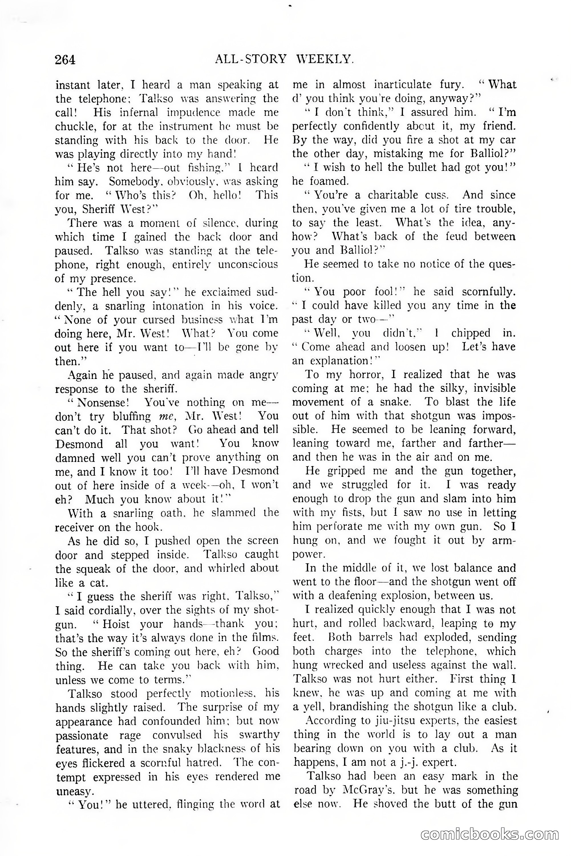 All-Story Weekly, January 25, 1919 — page 98 of 186