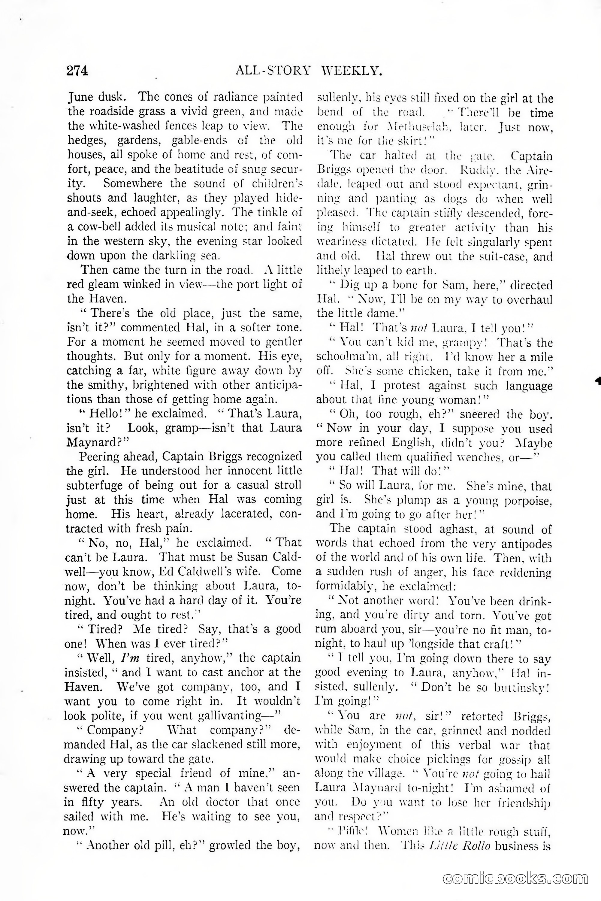 All-Story Weekly, January 25, 1919 — page 108 of 186