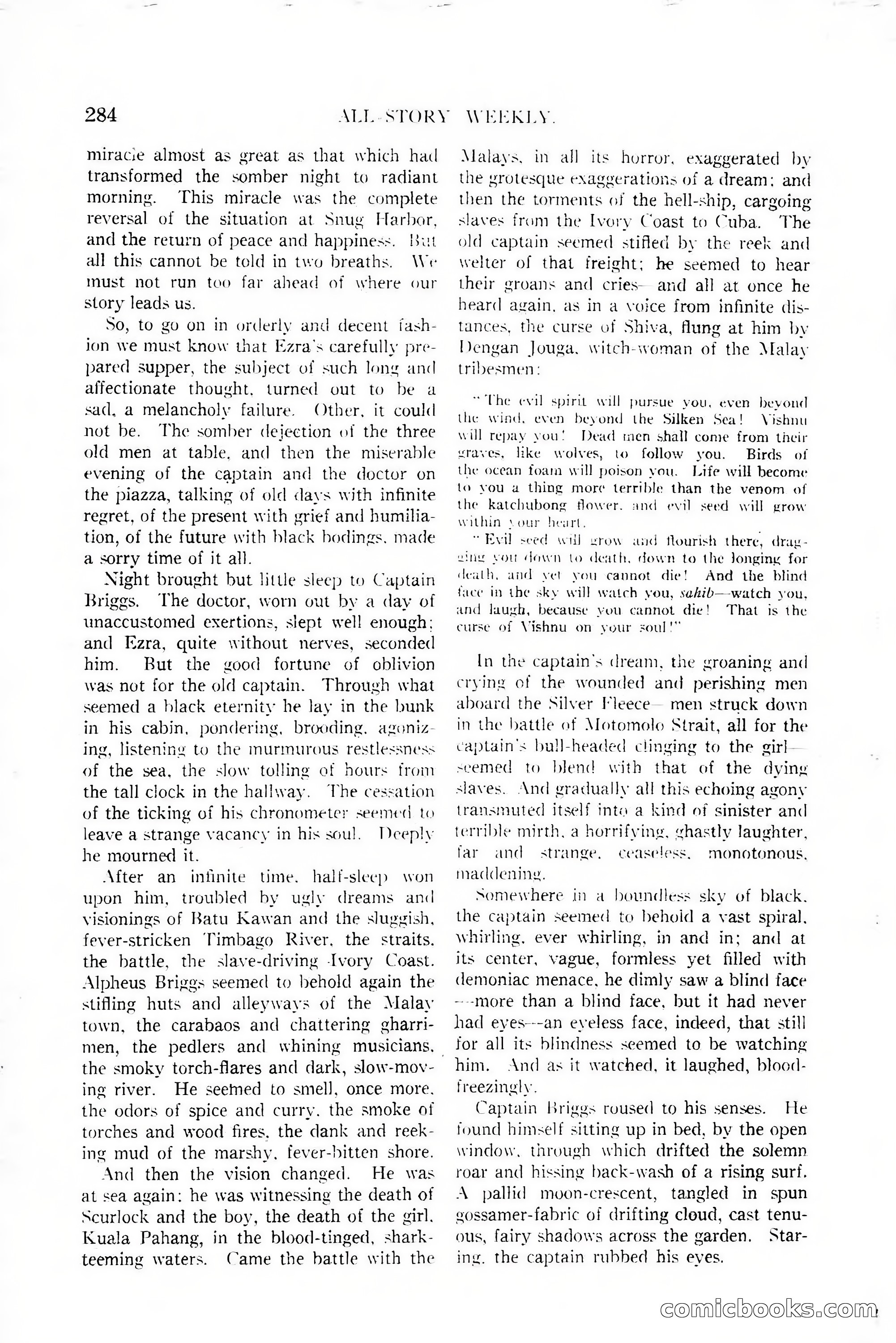 All-Story Weekly, January 25, 1919 — page 118 of 186