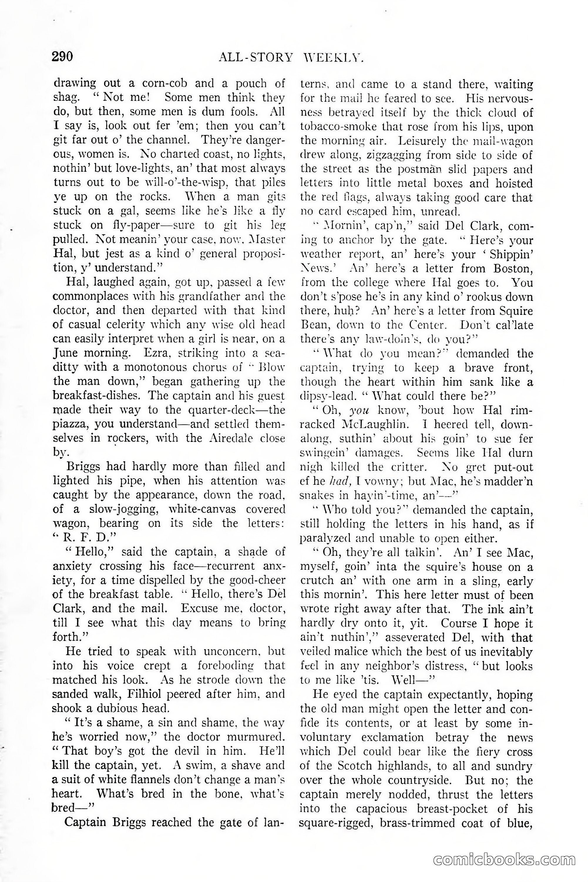 All-Story Weekly, January 25, 1919 — page 124 of 186