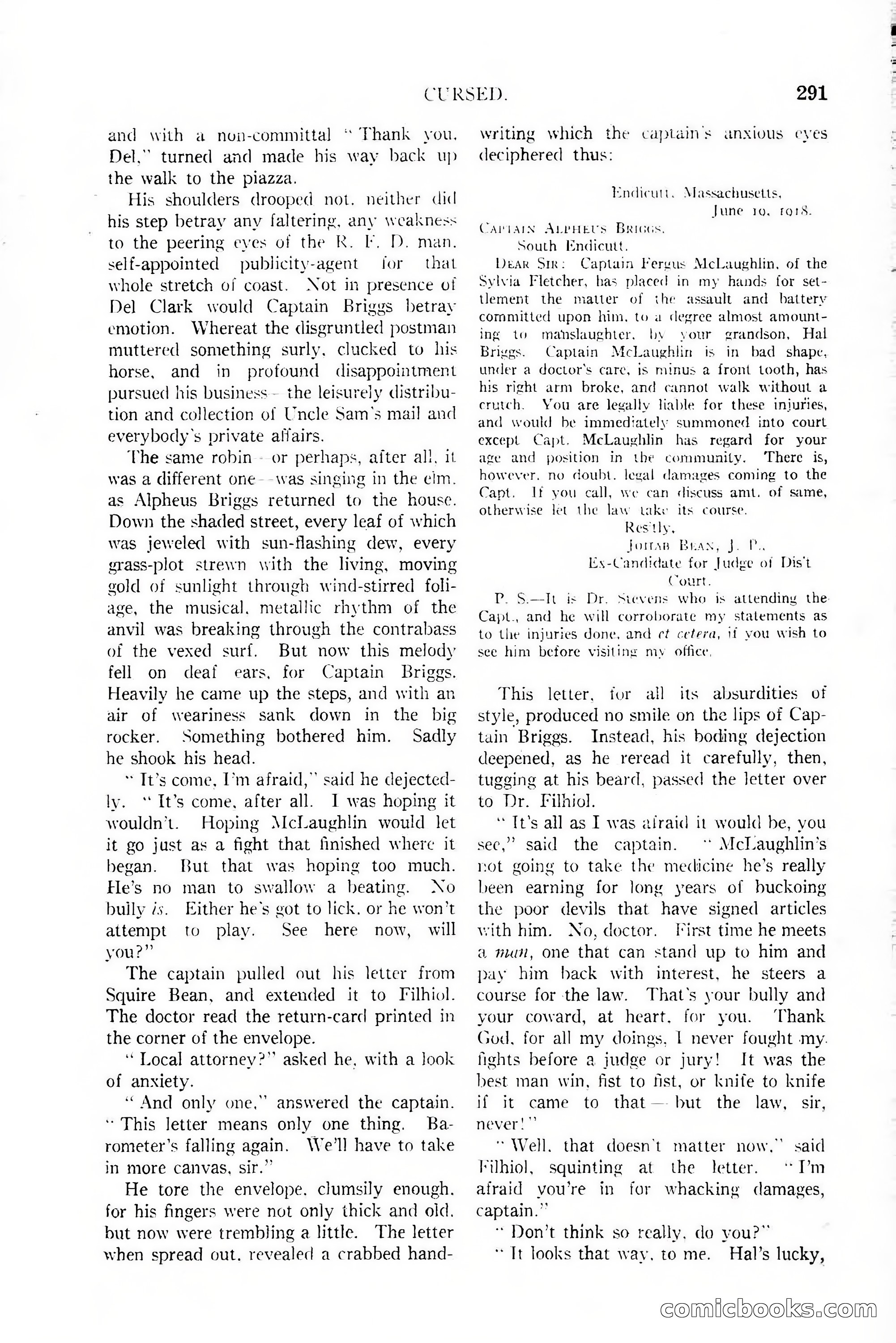 All-Story Weekly, January 25, 1919 — page 125 of 186