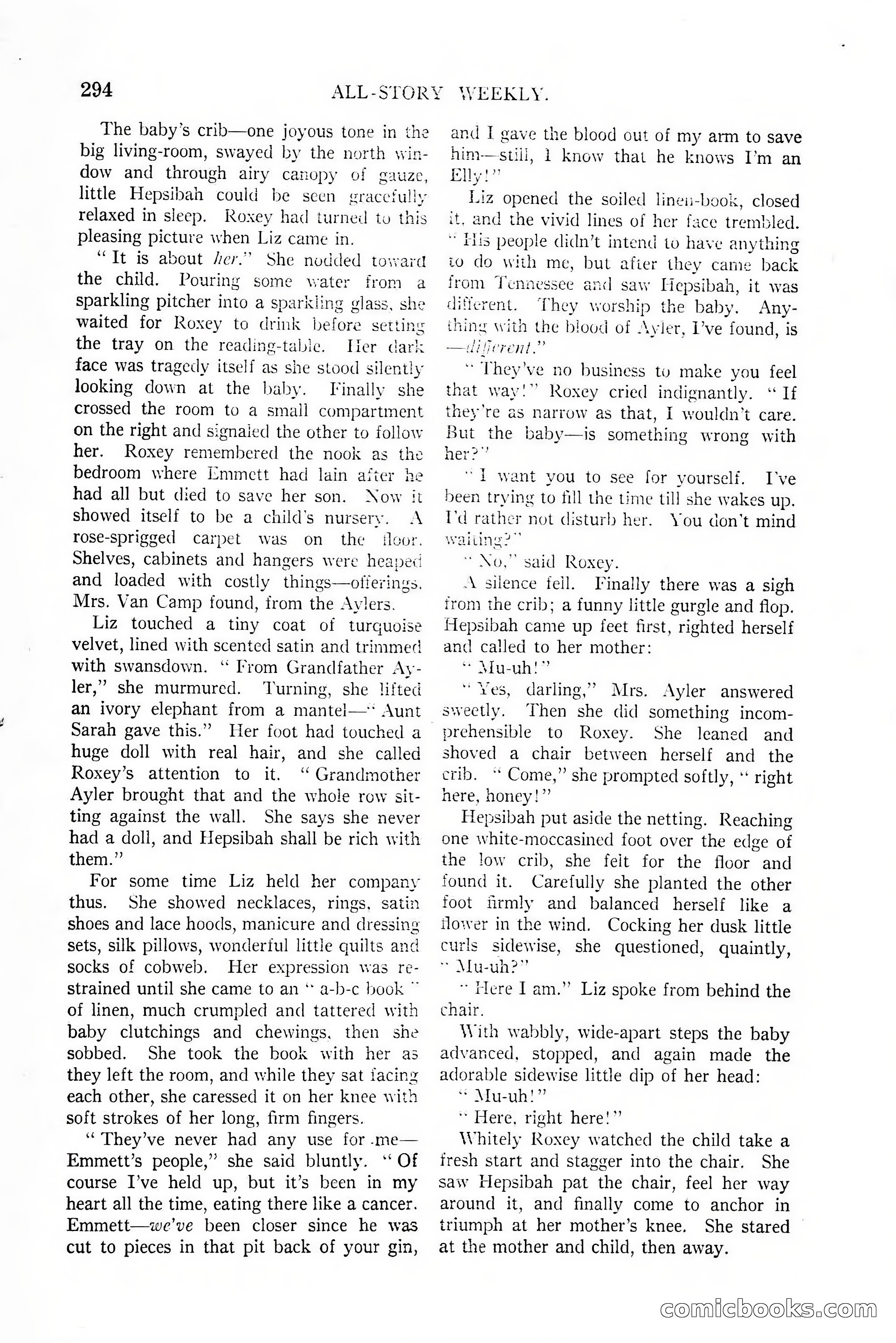 All-Story Weekly, January 25, 1919 — page 128 of 186