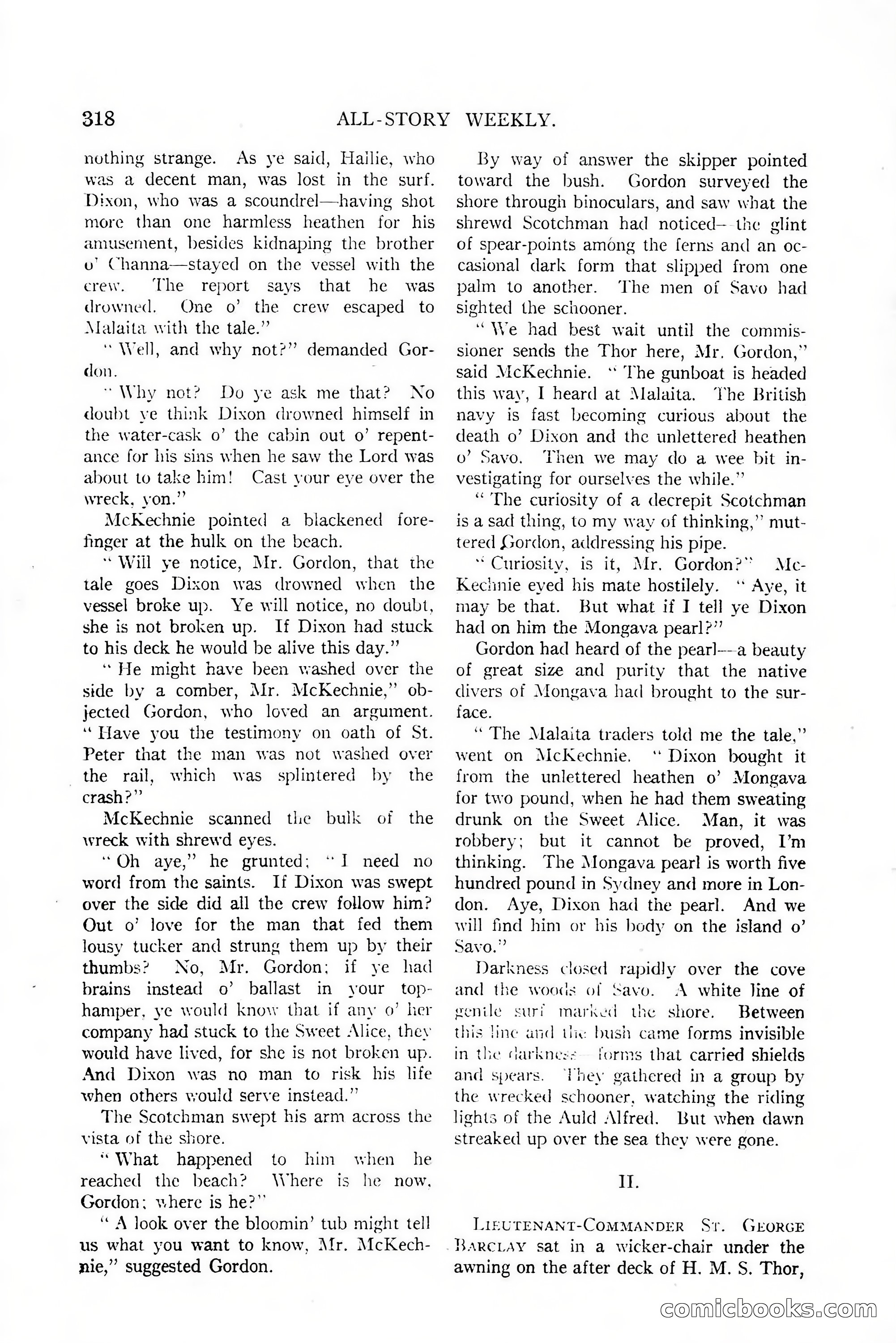 All-Story Weekly, January 25, 1919 — page 152 of 186