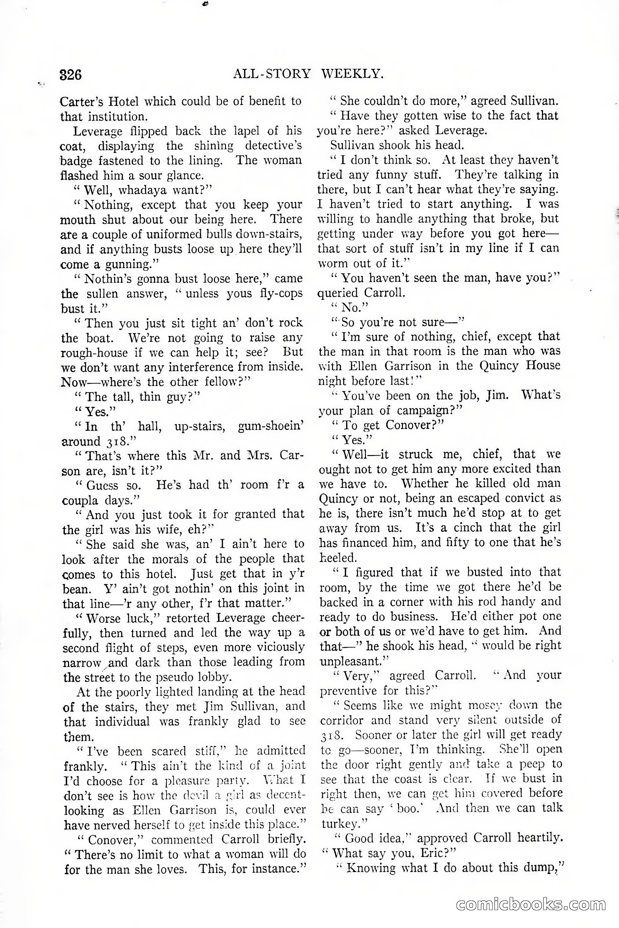 All-Story Weekly, January 25, 1919 — page 160 of 186