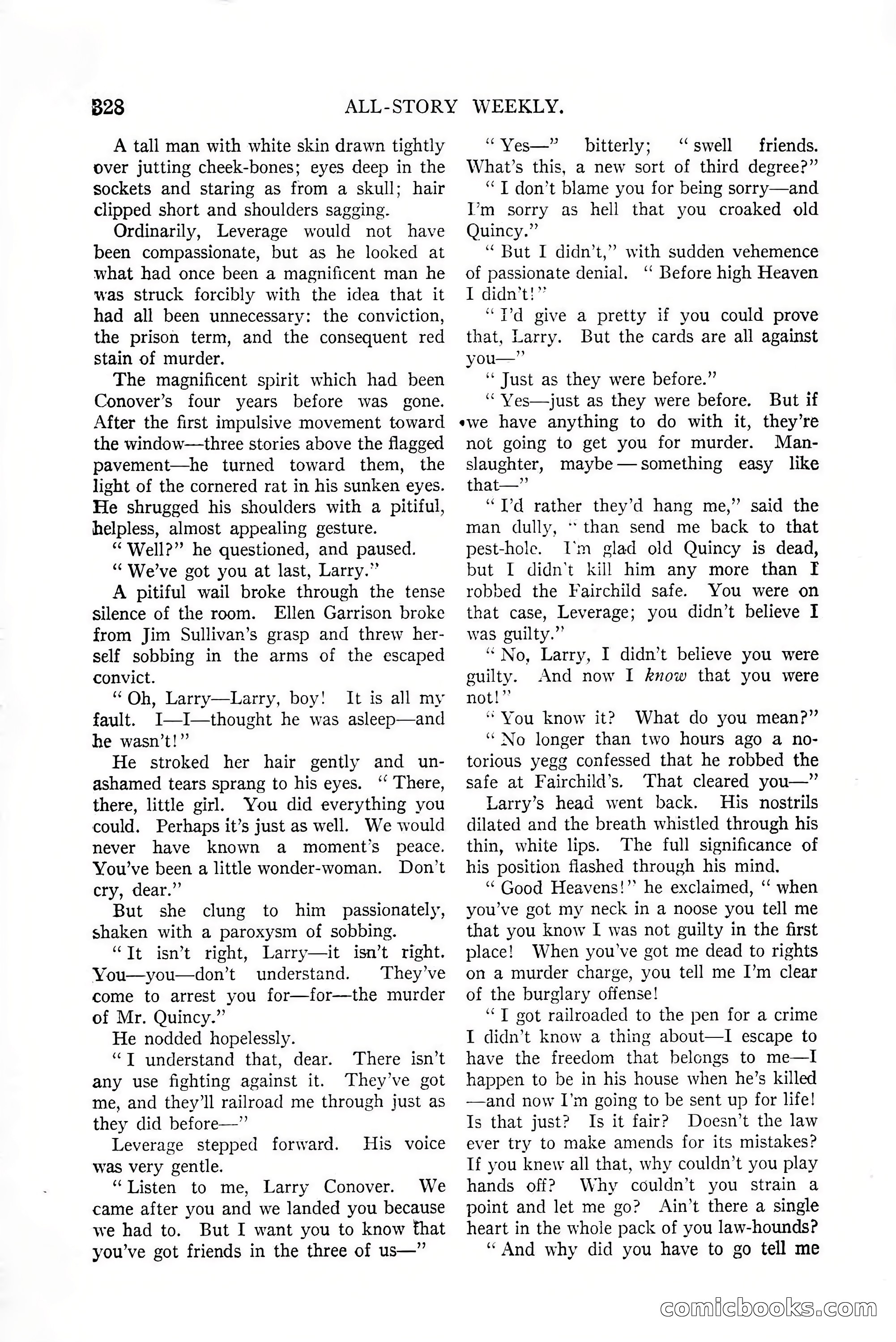 All-Story Weekly, January 25, 1919 — page 162 of 186