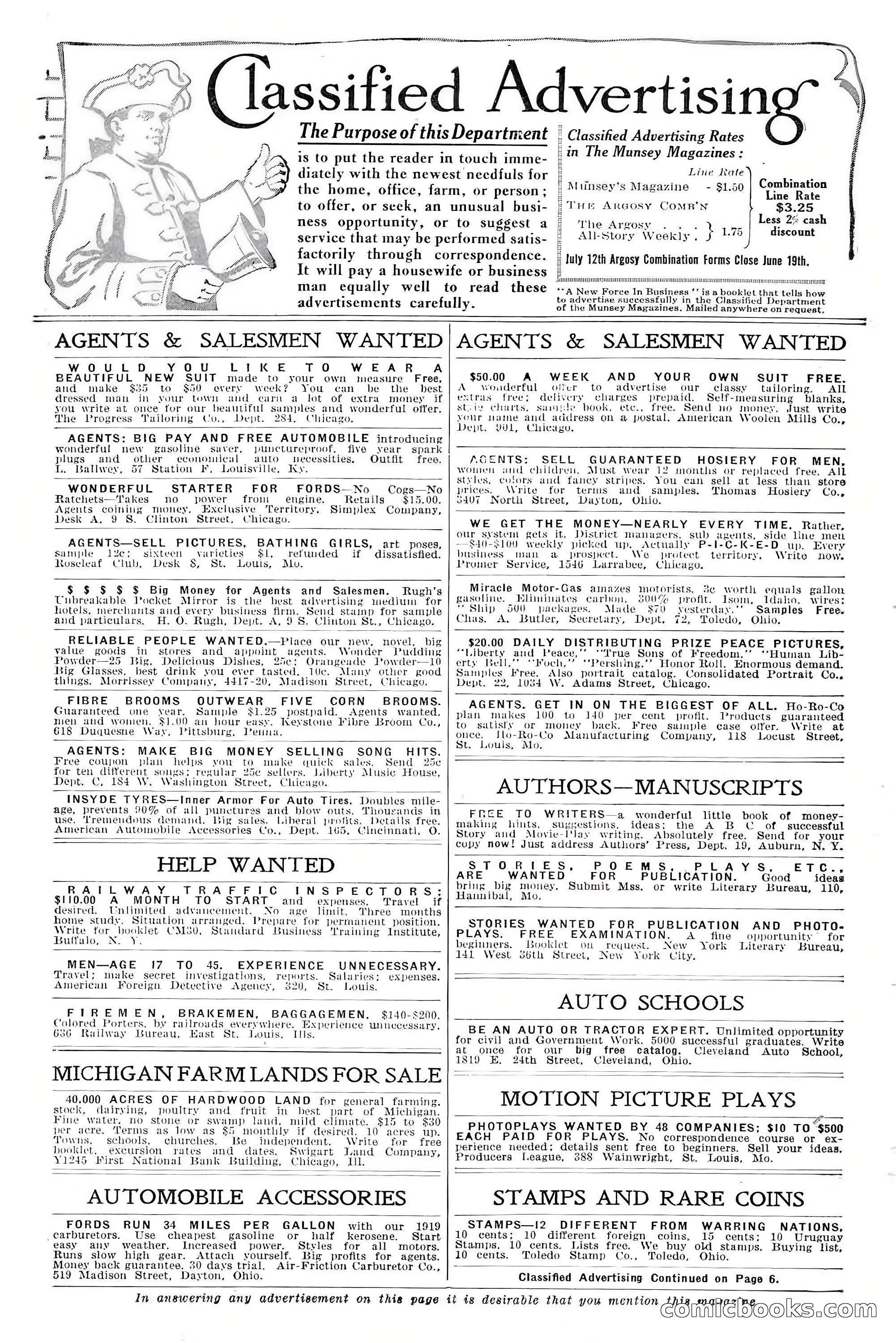 All-Story Weekly, Jun 14 1919 — page 6 of 192