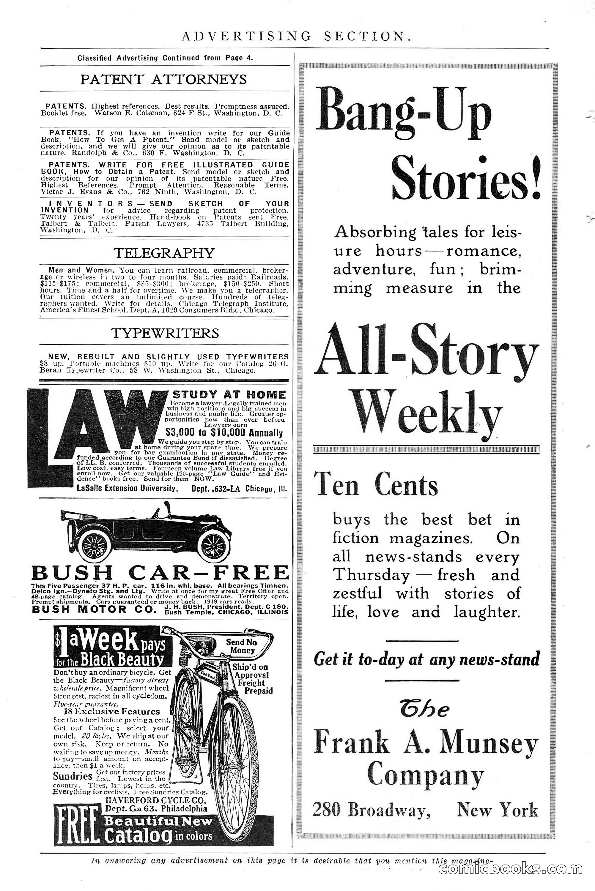 All-Story Weekly, Jun 14 1919 — page 8 of 192